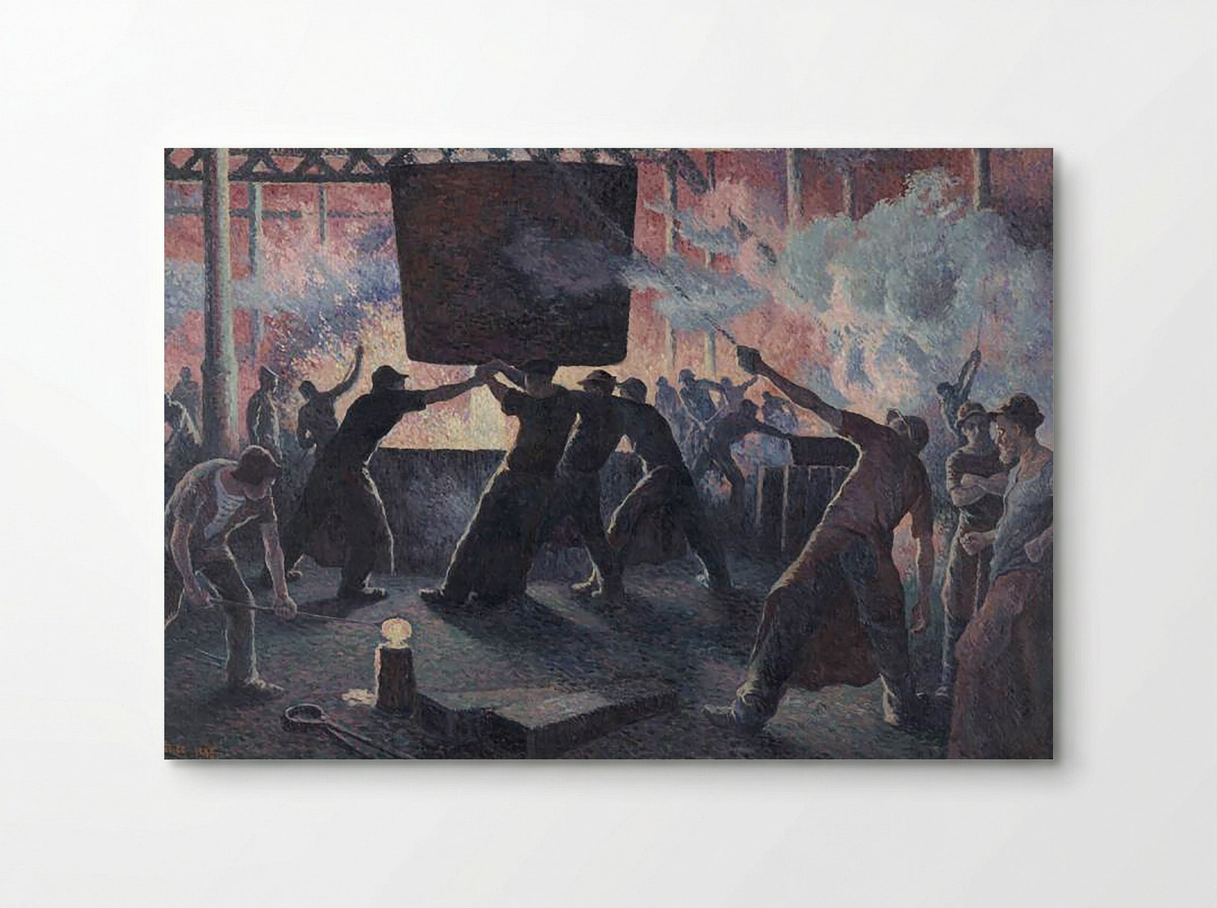 The Iron Foundry - Maximilien Luce - Poster
