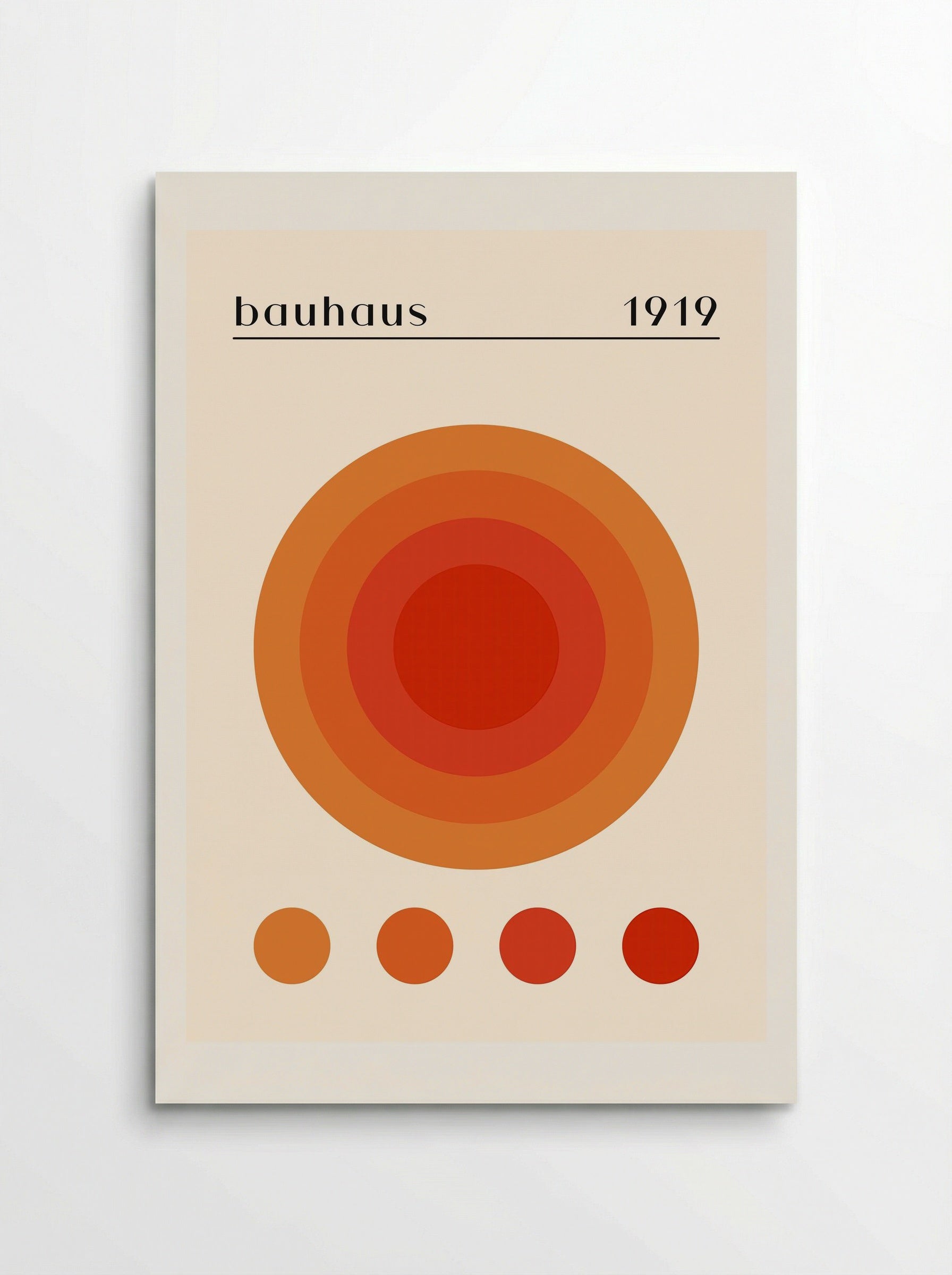 Bauhaus Radiant Circle - 1919 Exhibition Poster - Poster