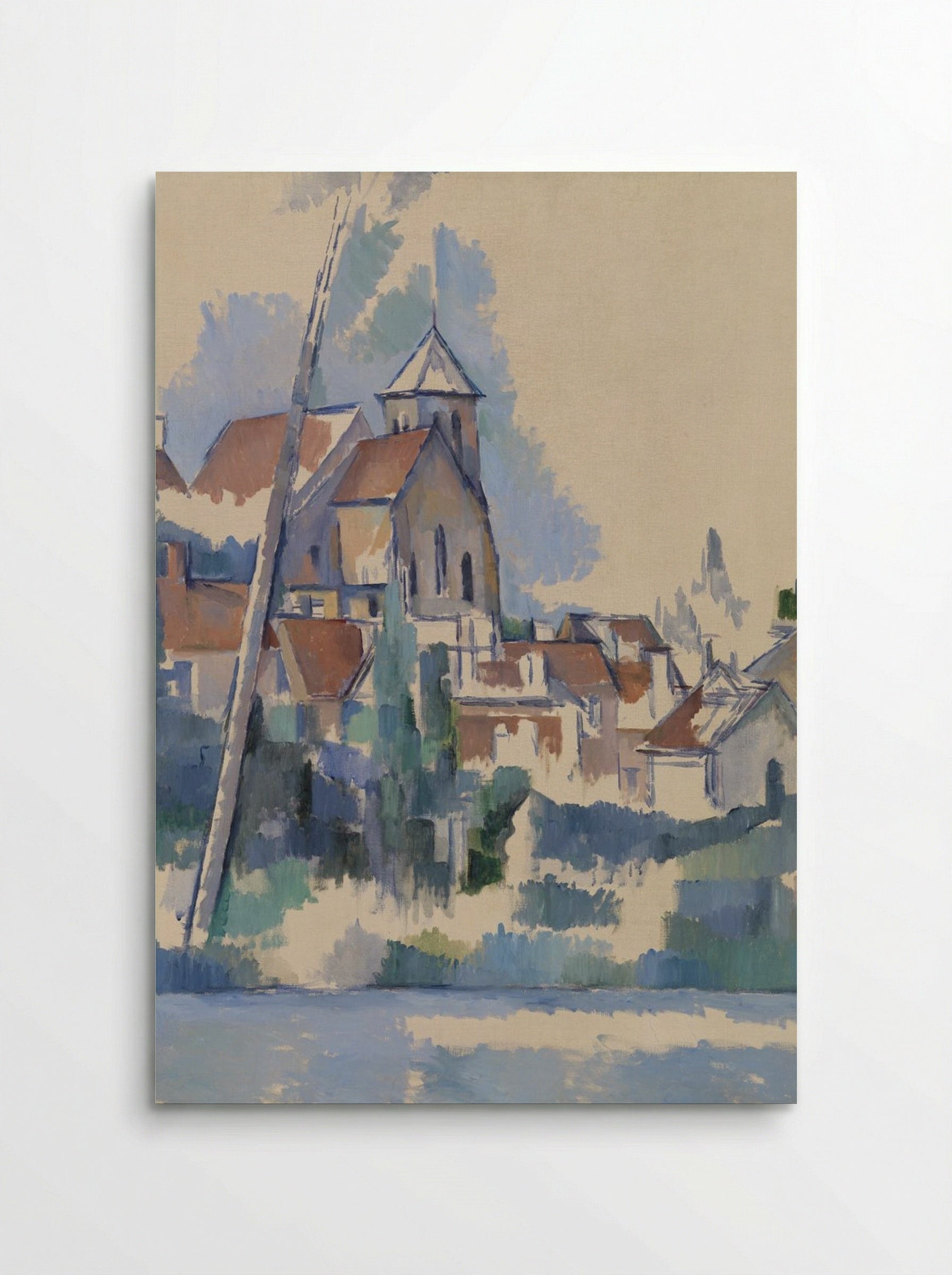 The Church at Montigny-sur-Loing - Paul Cézanne - Poster