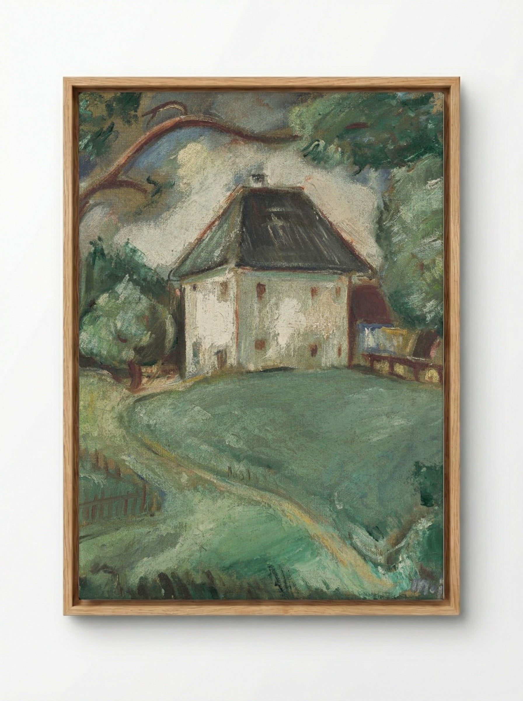 Landscape near Trebon - Cyprián Majerník - Framed Canvas Wood