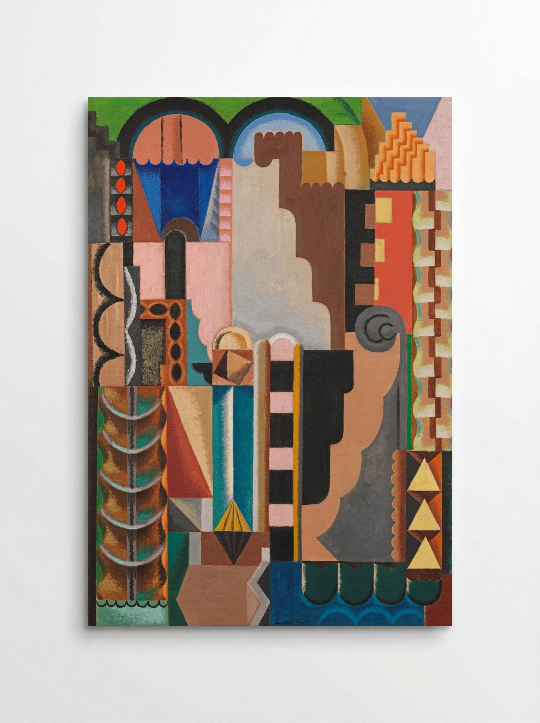 Composition monumentale - Auguste Herbin - Poster