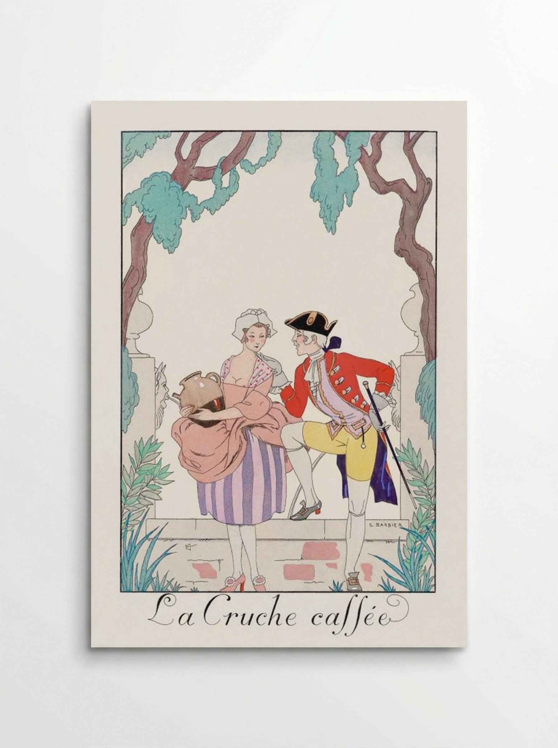 La Cruche caffée - George Barbier - Poster