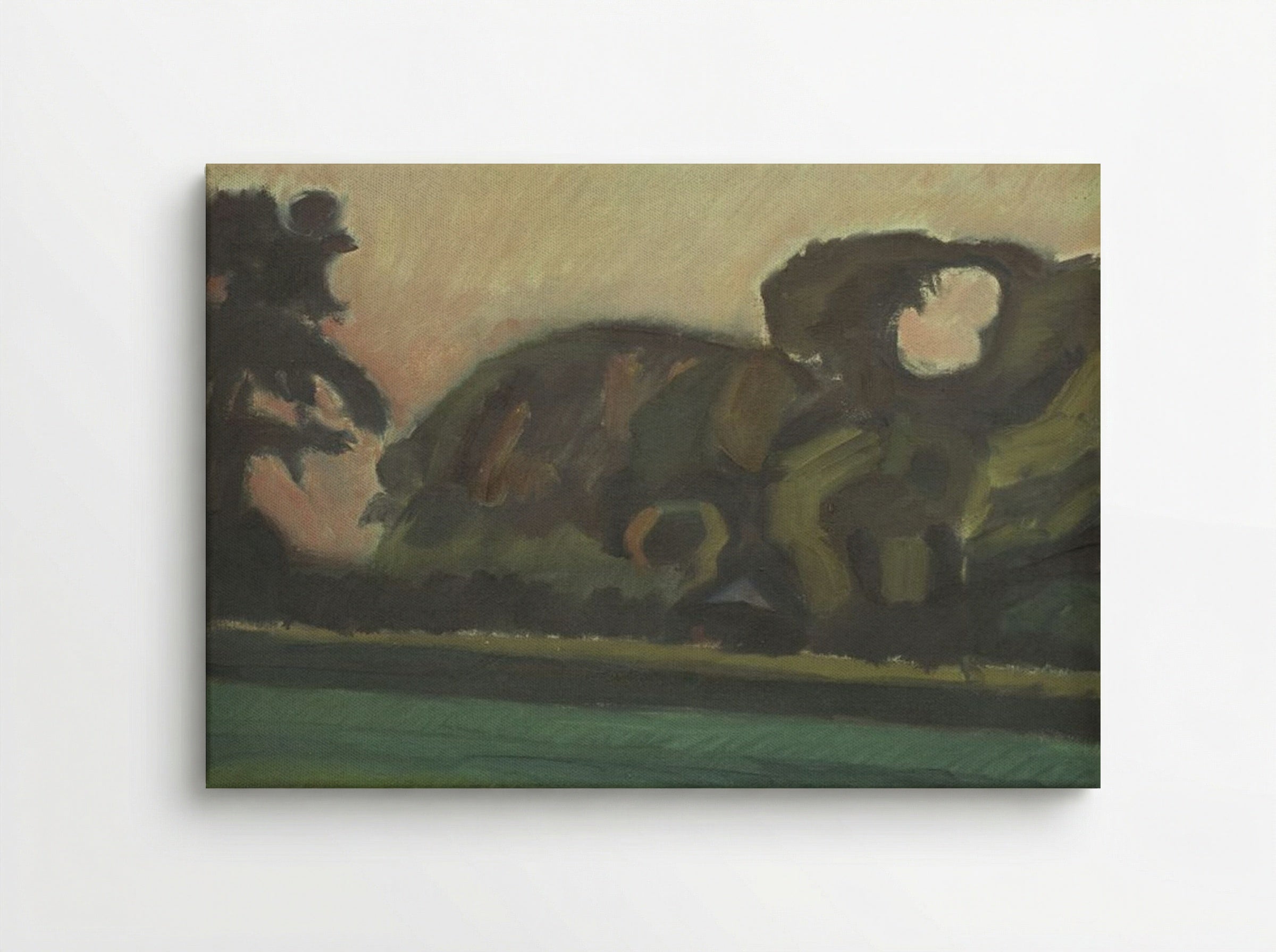 Landscape after Sunset - Harald Giersing - Canvas