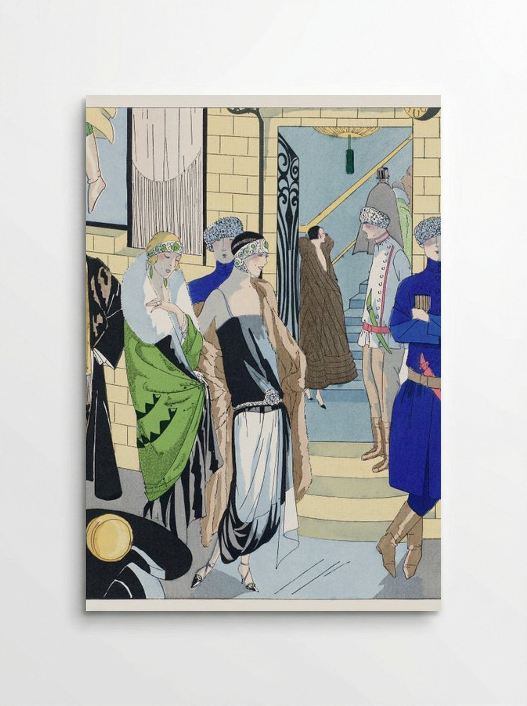 Philippe et Gaston Fashion Illustration - Paul Poiret - Poster