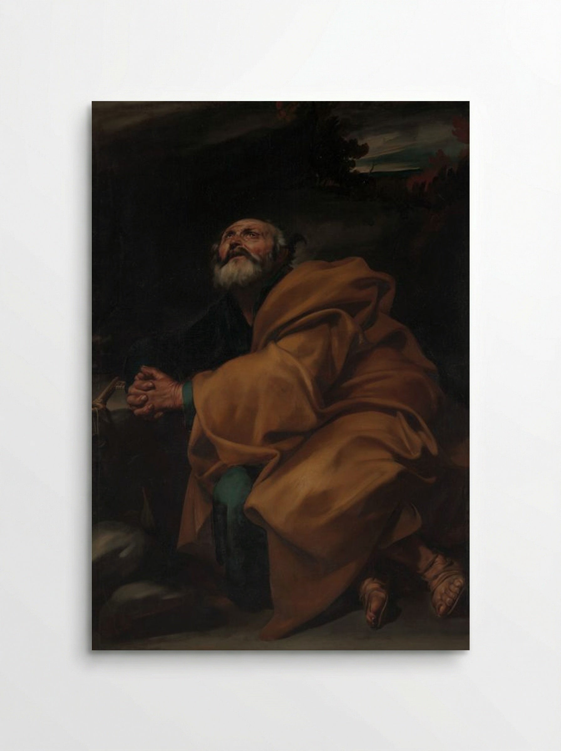 The Tears of Saint Peter - Jusepe de Ribera - Poster