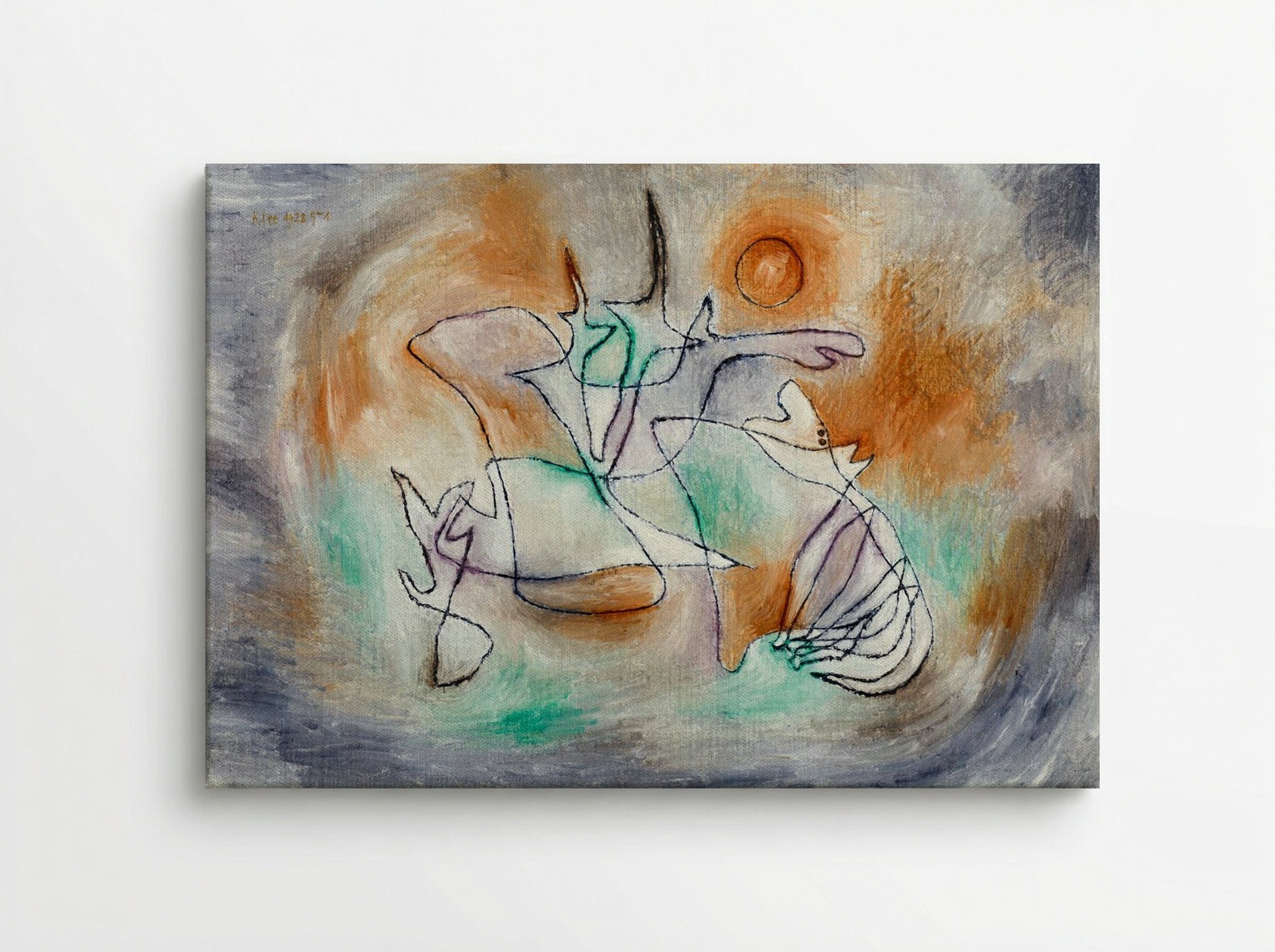 Howling Dog - Paul Klee - Canvas