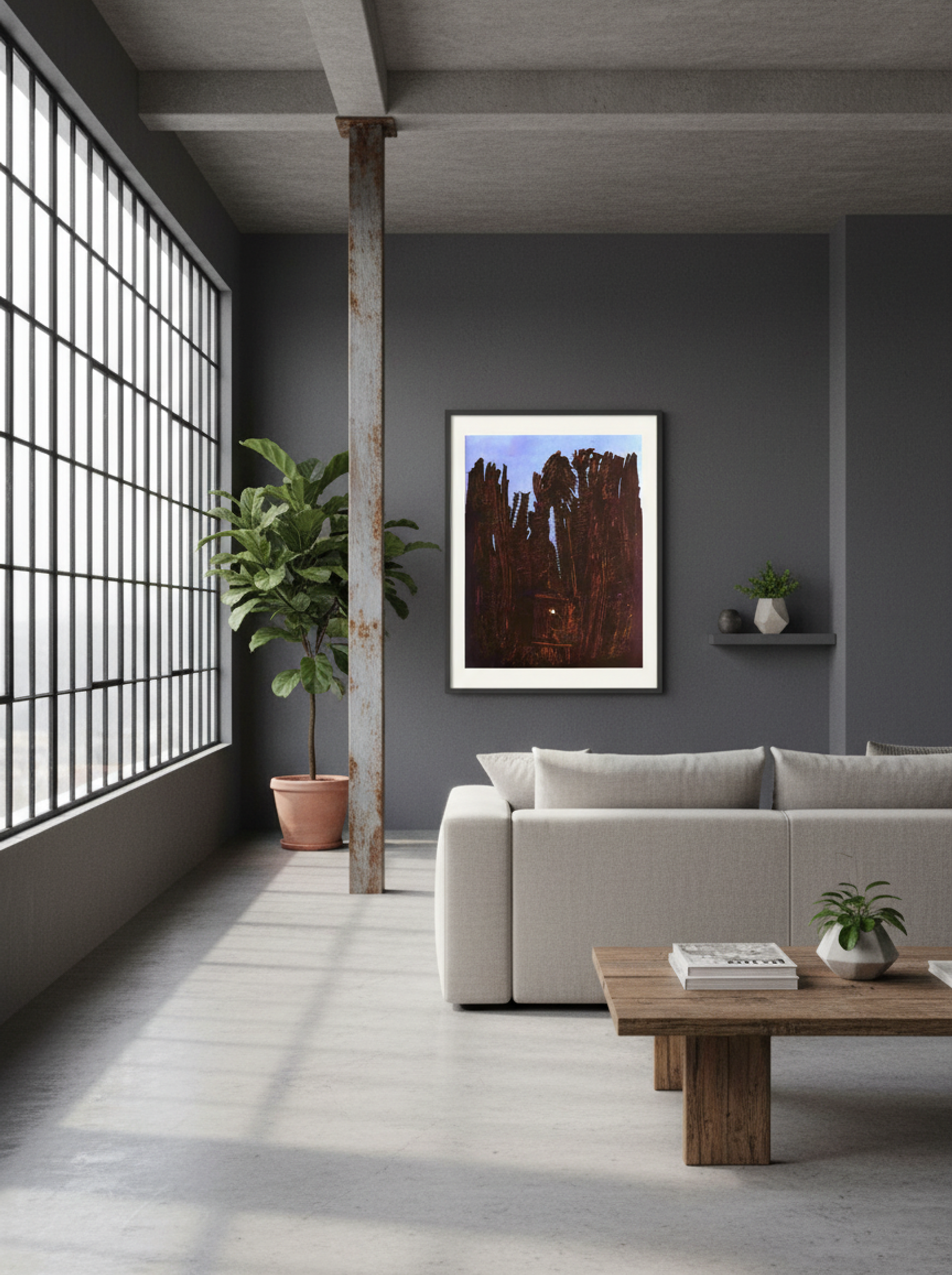 Forest and Dove - Fine Art Print - Lifestyle