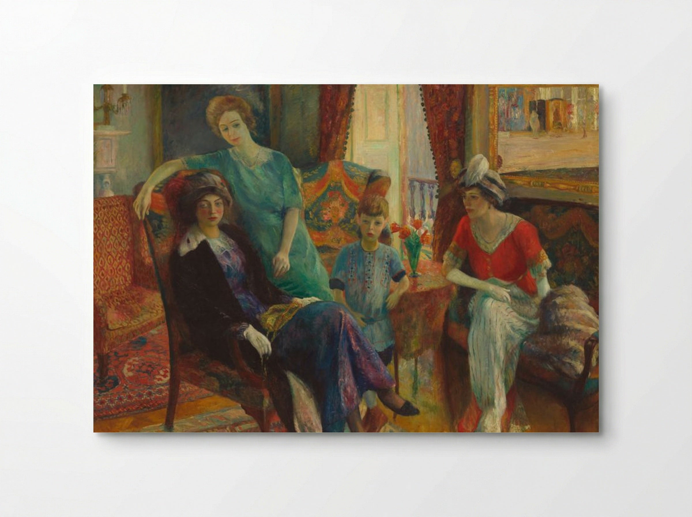 Family Group - William Glackens - Poster