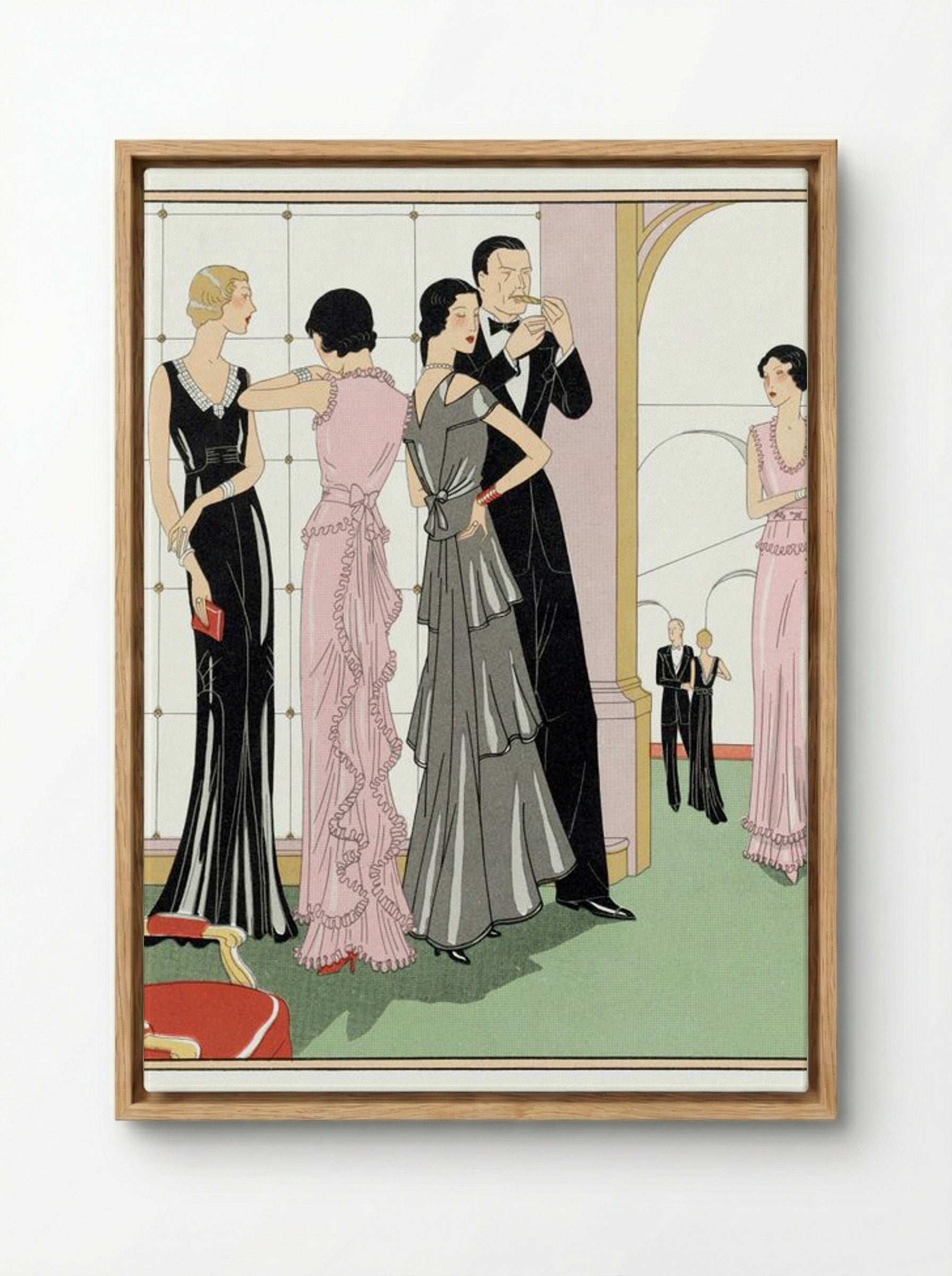 Evening Wears - Martial et Armand - Framed Canvas Wood