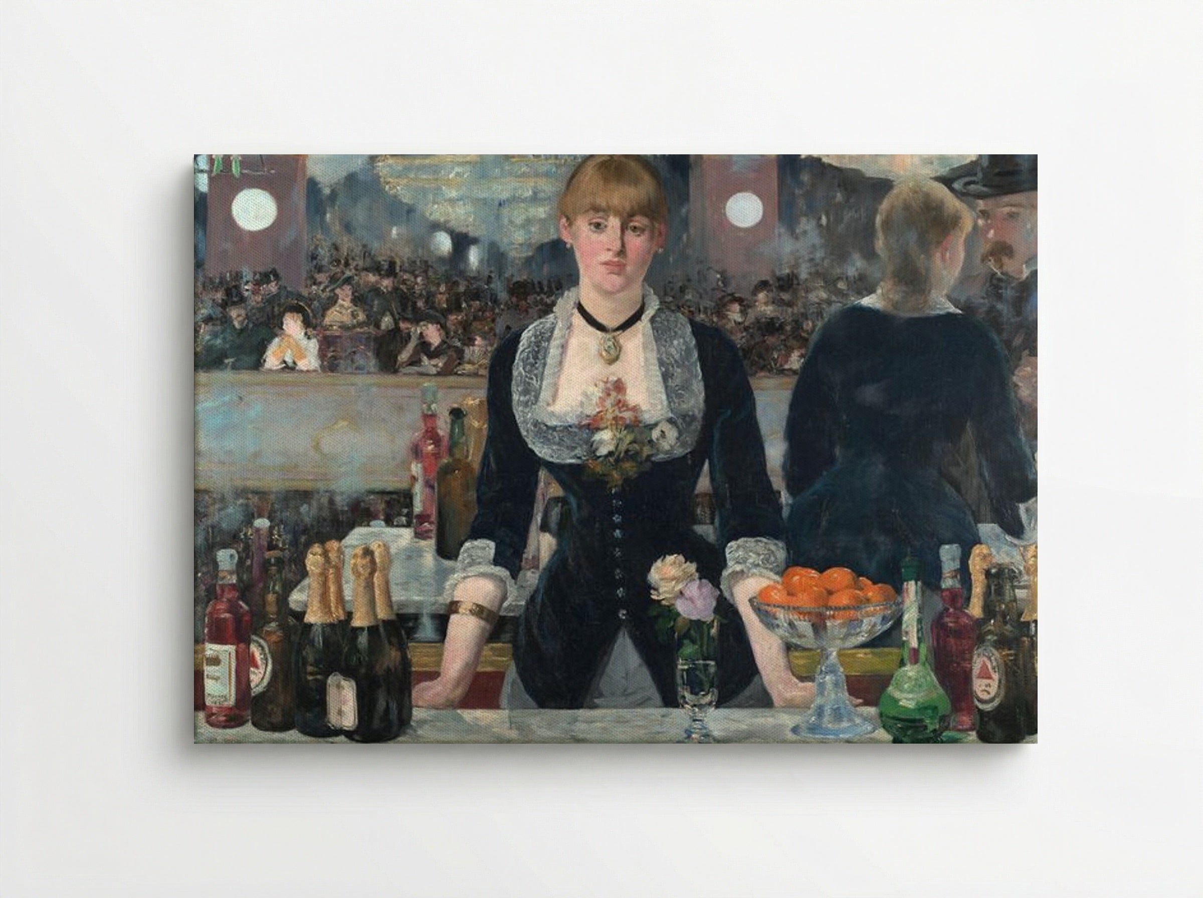 A Bar at the Folies-Bergère - Édouard Manet - Canvas