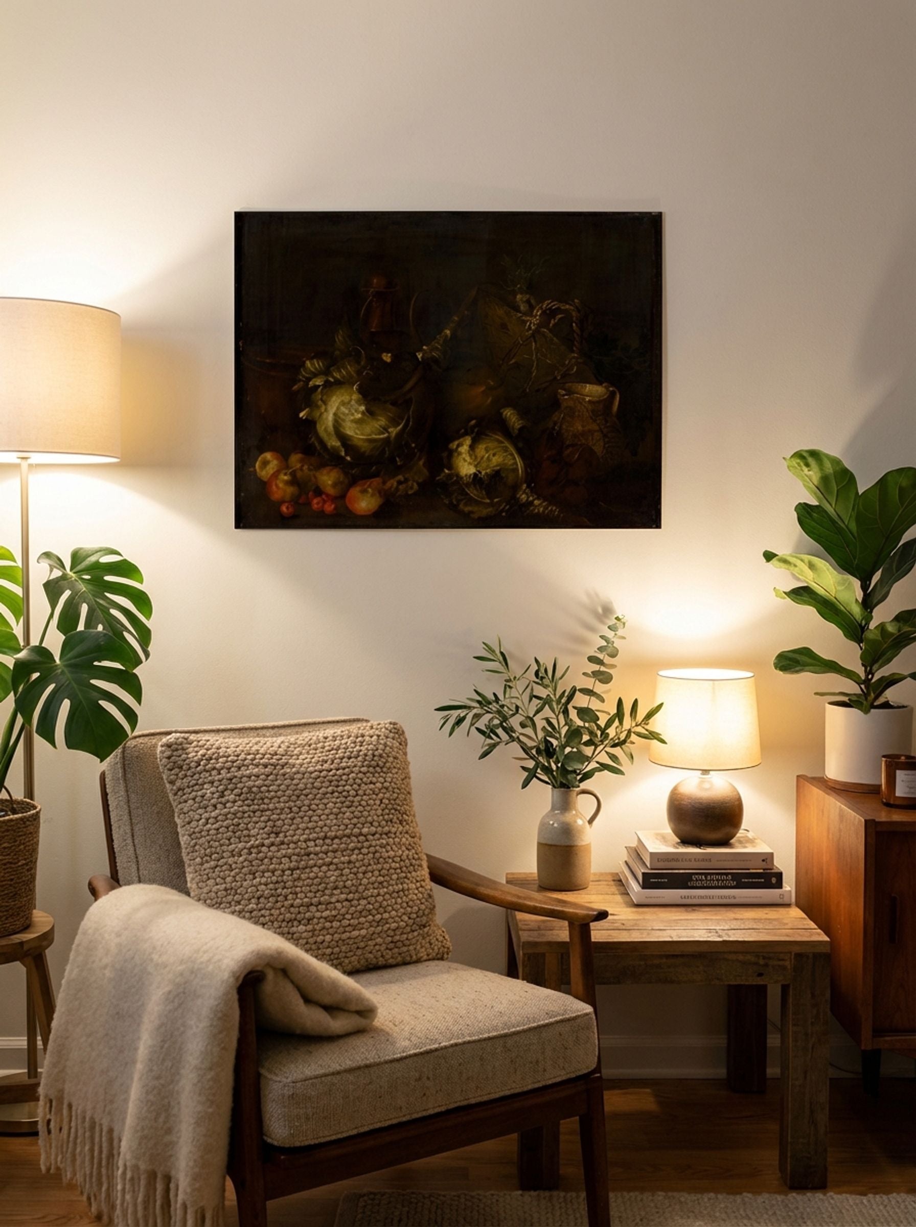 Still Life with Vegetables and Fruit - Fine Art Print - Lifestyle