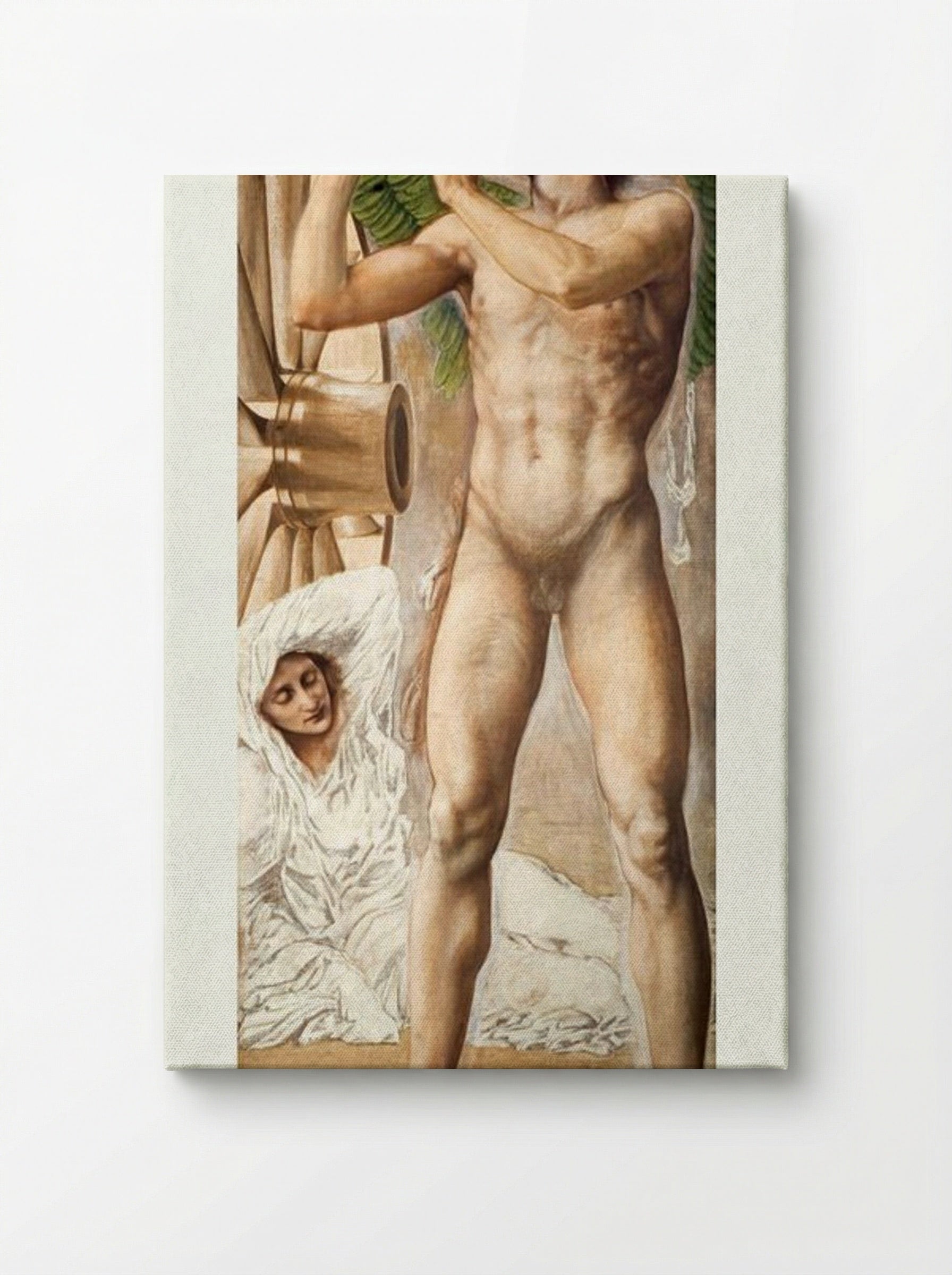 Study of Fame Overthrowing Fortune - Edward Burne-Jones - Canvas