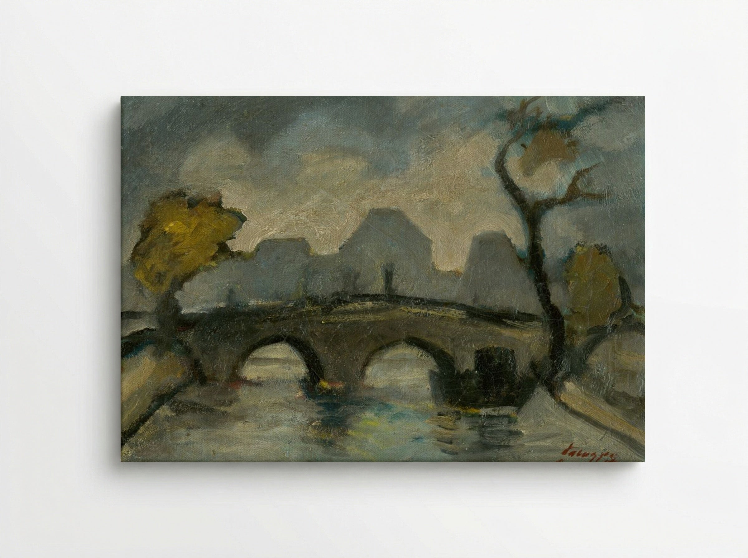 Bridge in Paris (Pont Marie) - Zolo Palugyay - Canvas