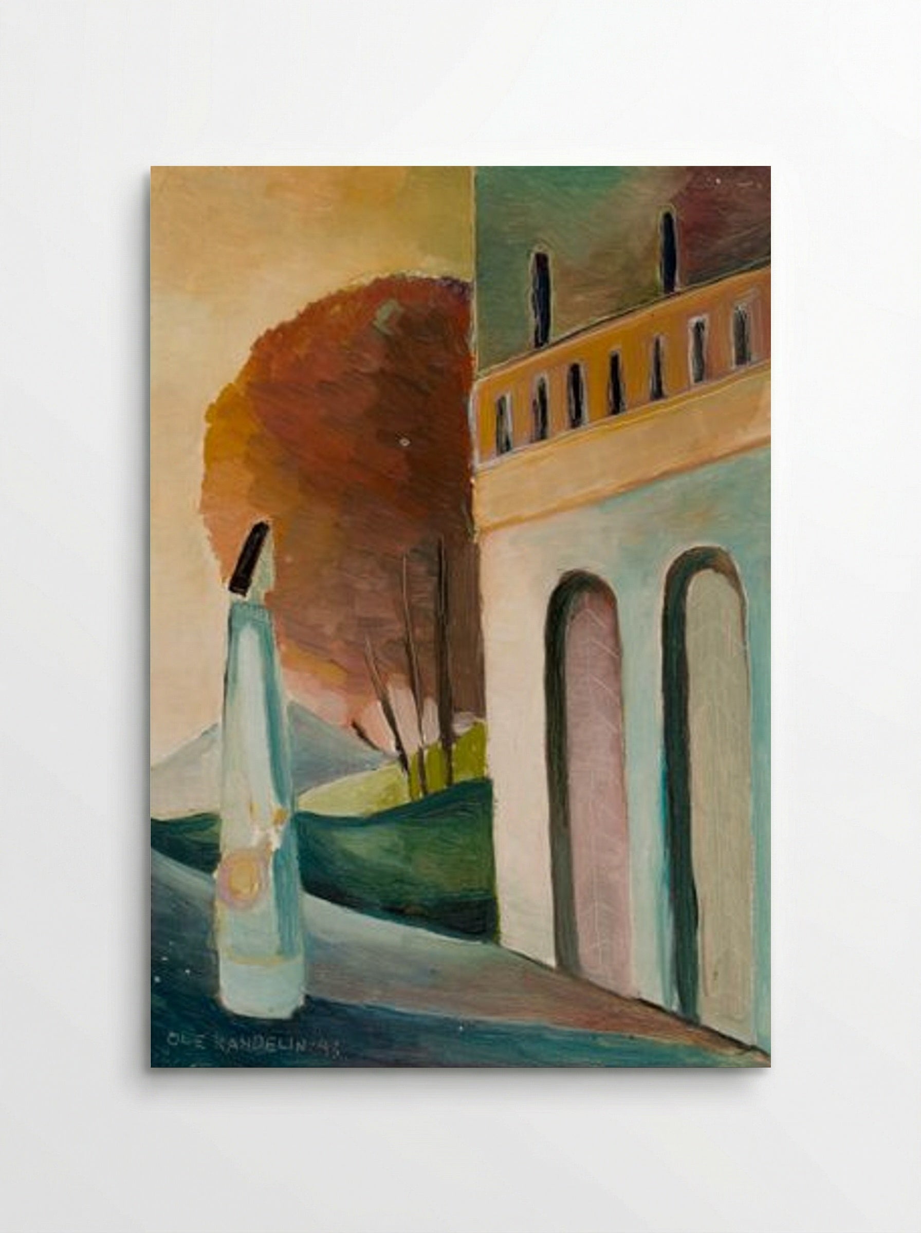 At a Palace Gate - Ole Kandelin - Poster