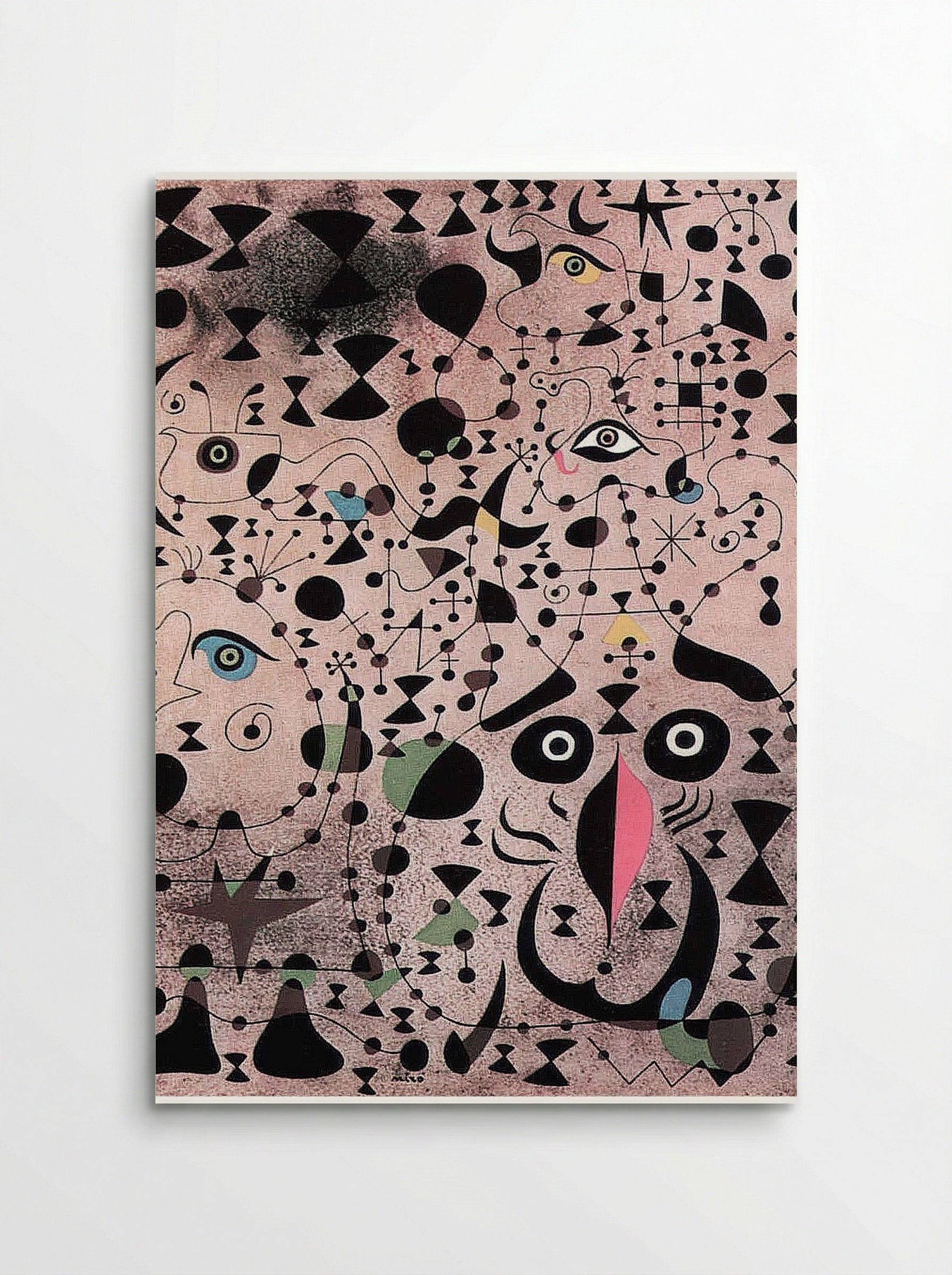 The Beautiful Bird Revealing the Unknown to a Pair of Lovers (from the Constellations series) - Joan Miró - Poster