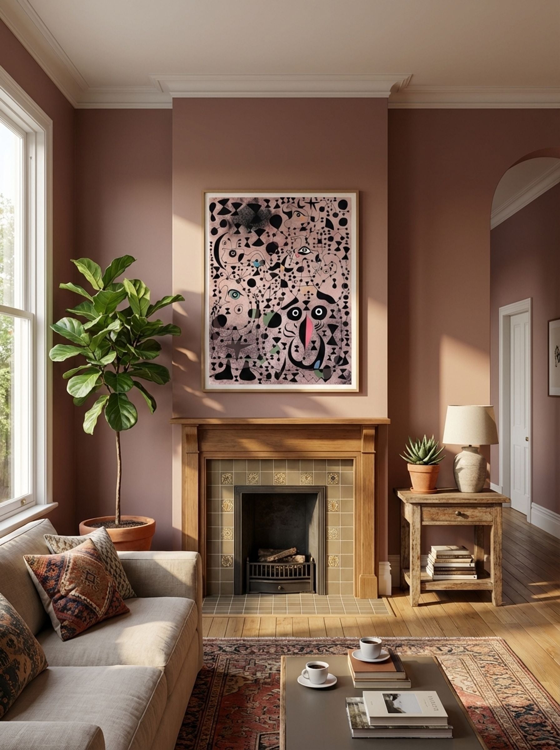 The Beautiful Bird Revealing the Unknown to a Pair of Lovers (from the Constellations series) - Joan Miró - Lifestyle