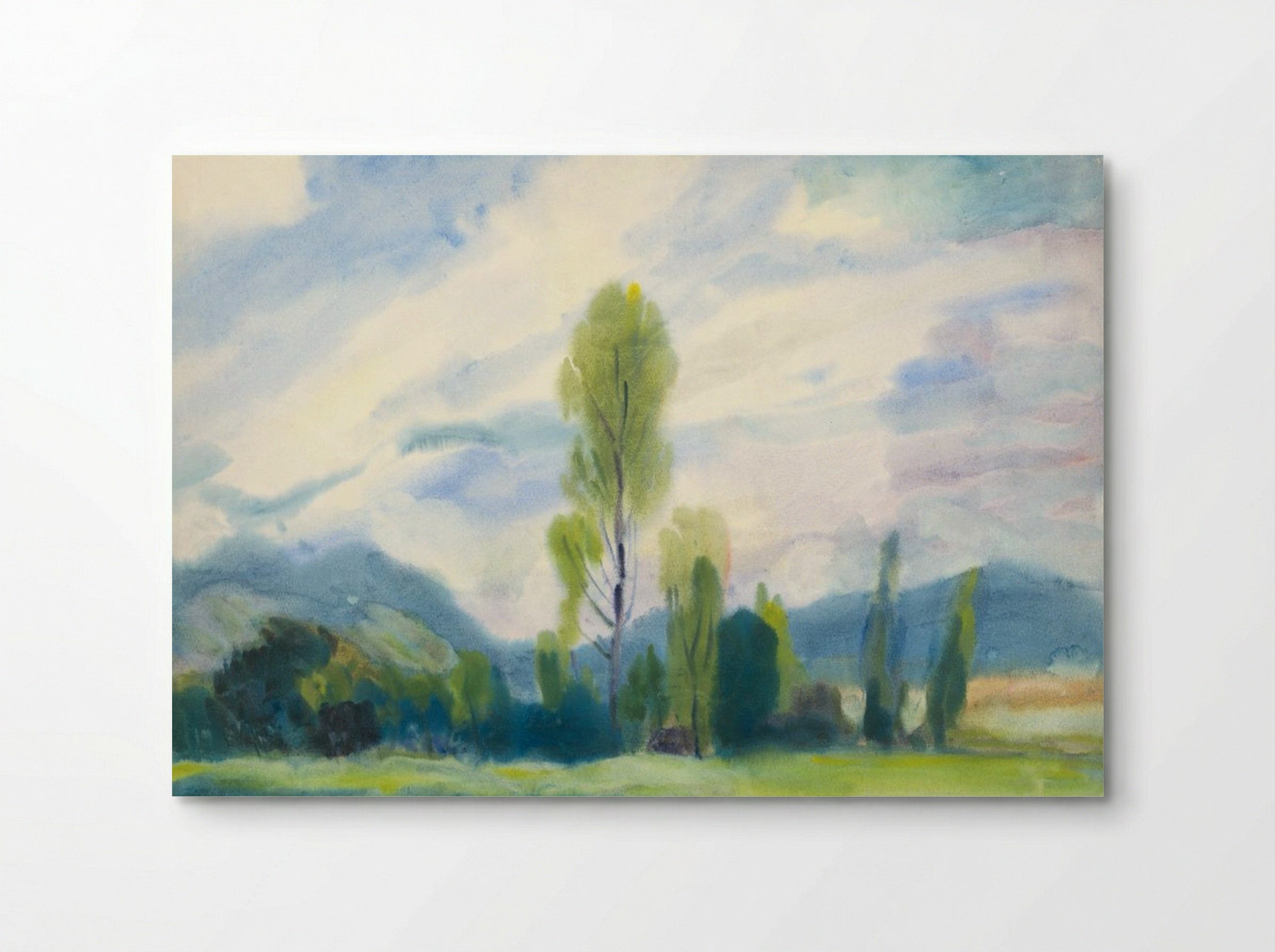 Landscape below the Low Tatras - Zolo Palugyay - Poster