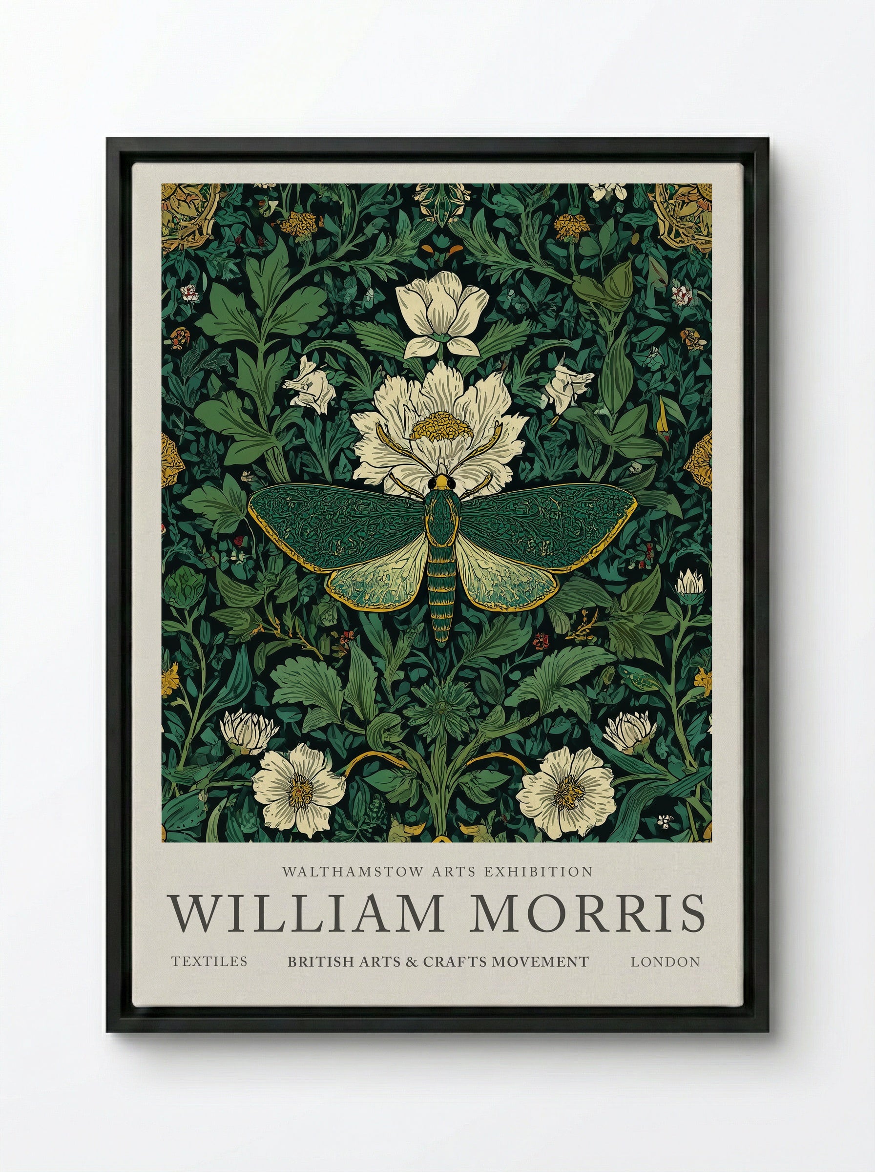 Emerald Moth Garden - William Morris
