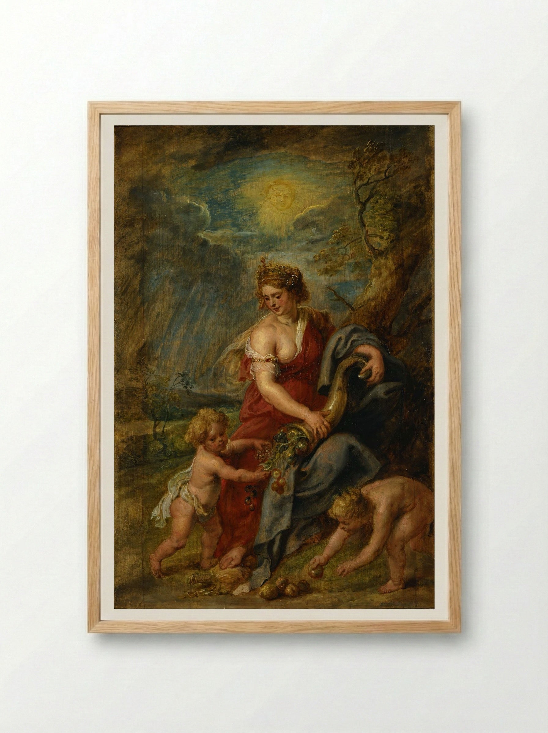 Abundance - Peter Paul Rubens - Framed Print Wood