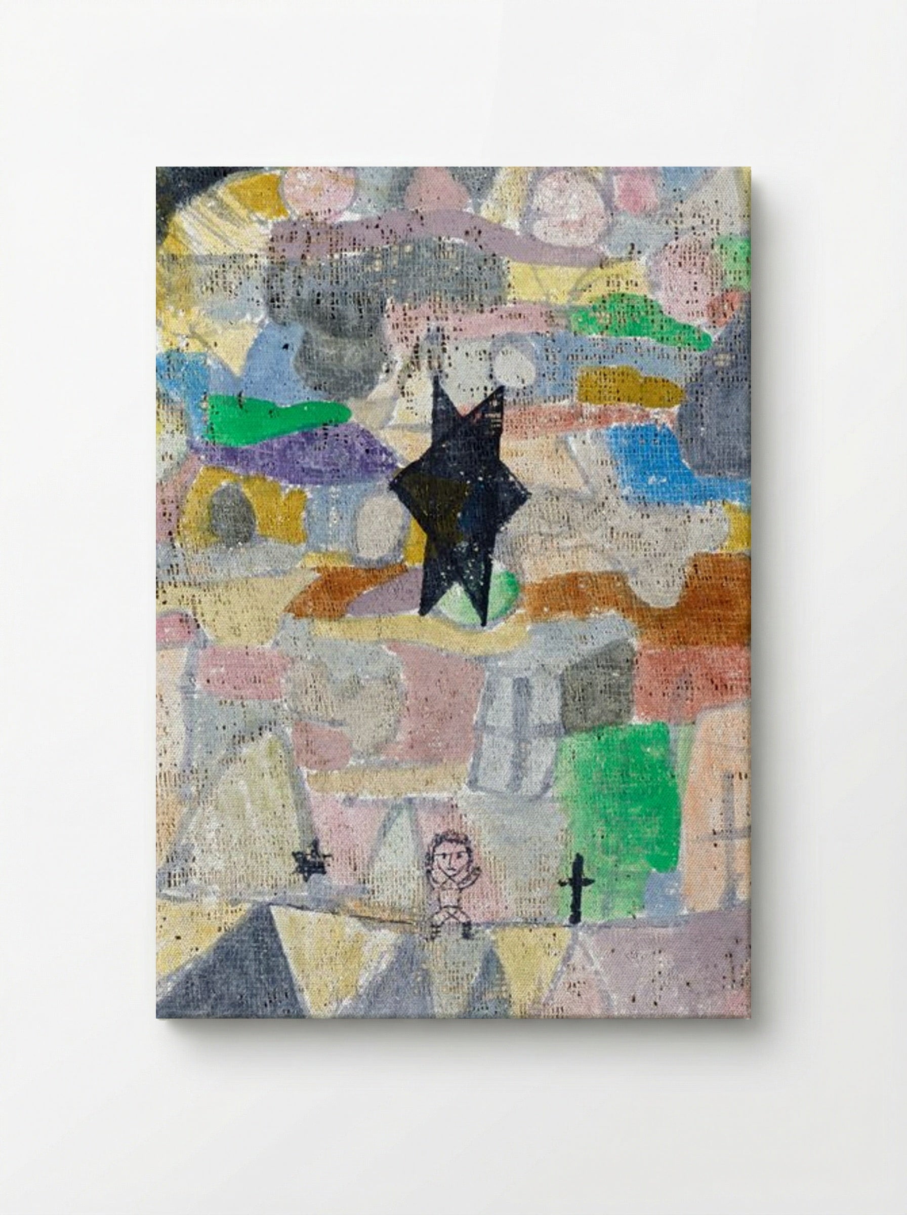Under a Black Star - Paul Klee - Canvas