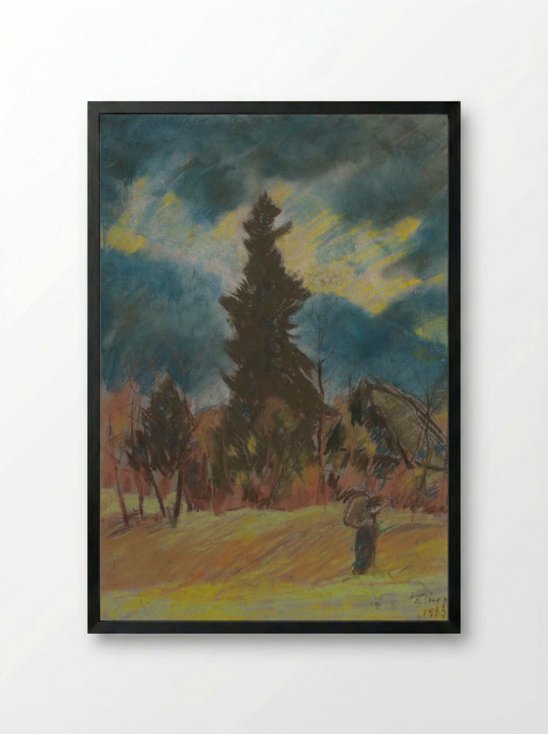 Before the Storm - Zolo Palugyay - Framed Print Black