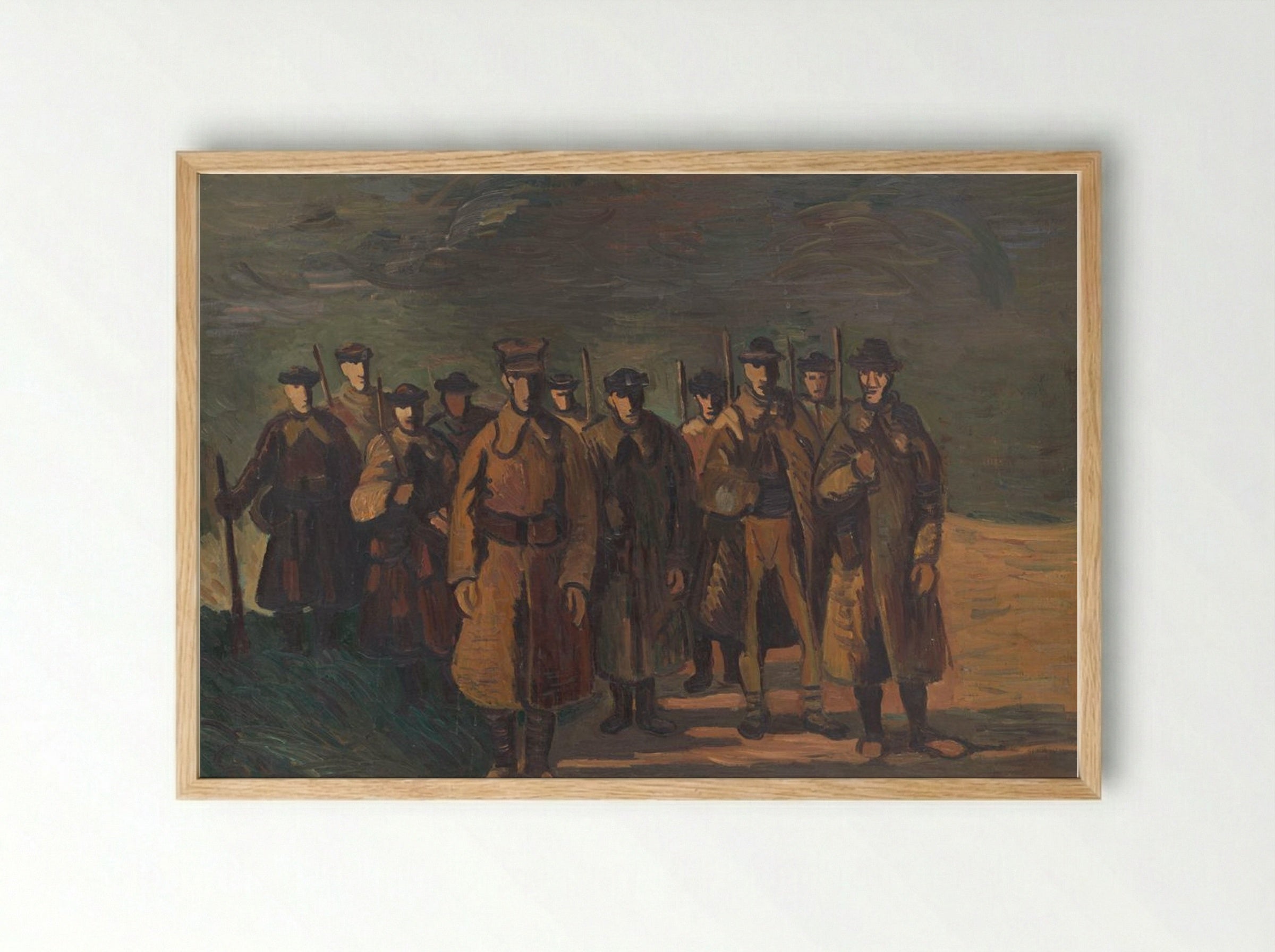 The Watch - Cyprián Majerník - Framed Print Wood
