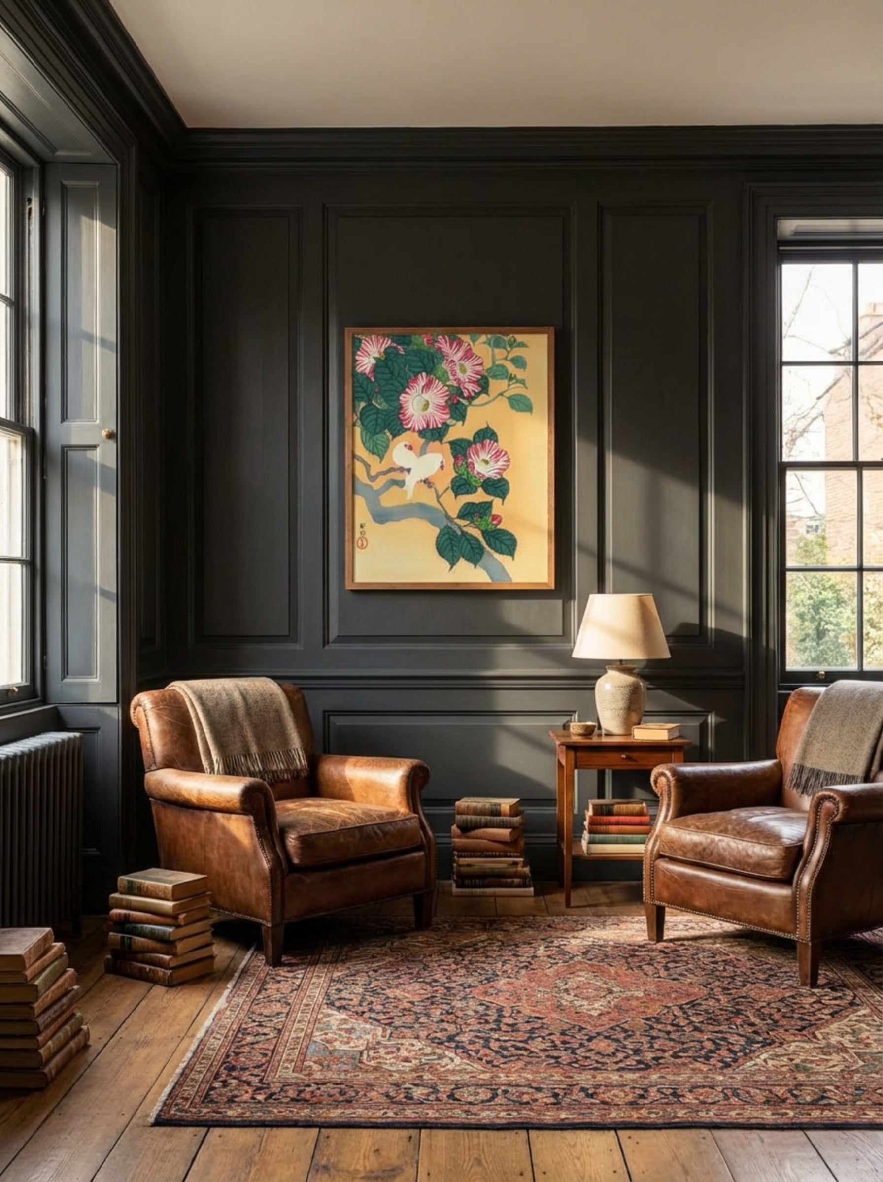 Camellia And Rice Birds 1929 - Ohara Koson