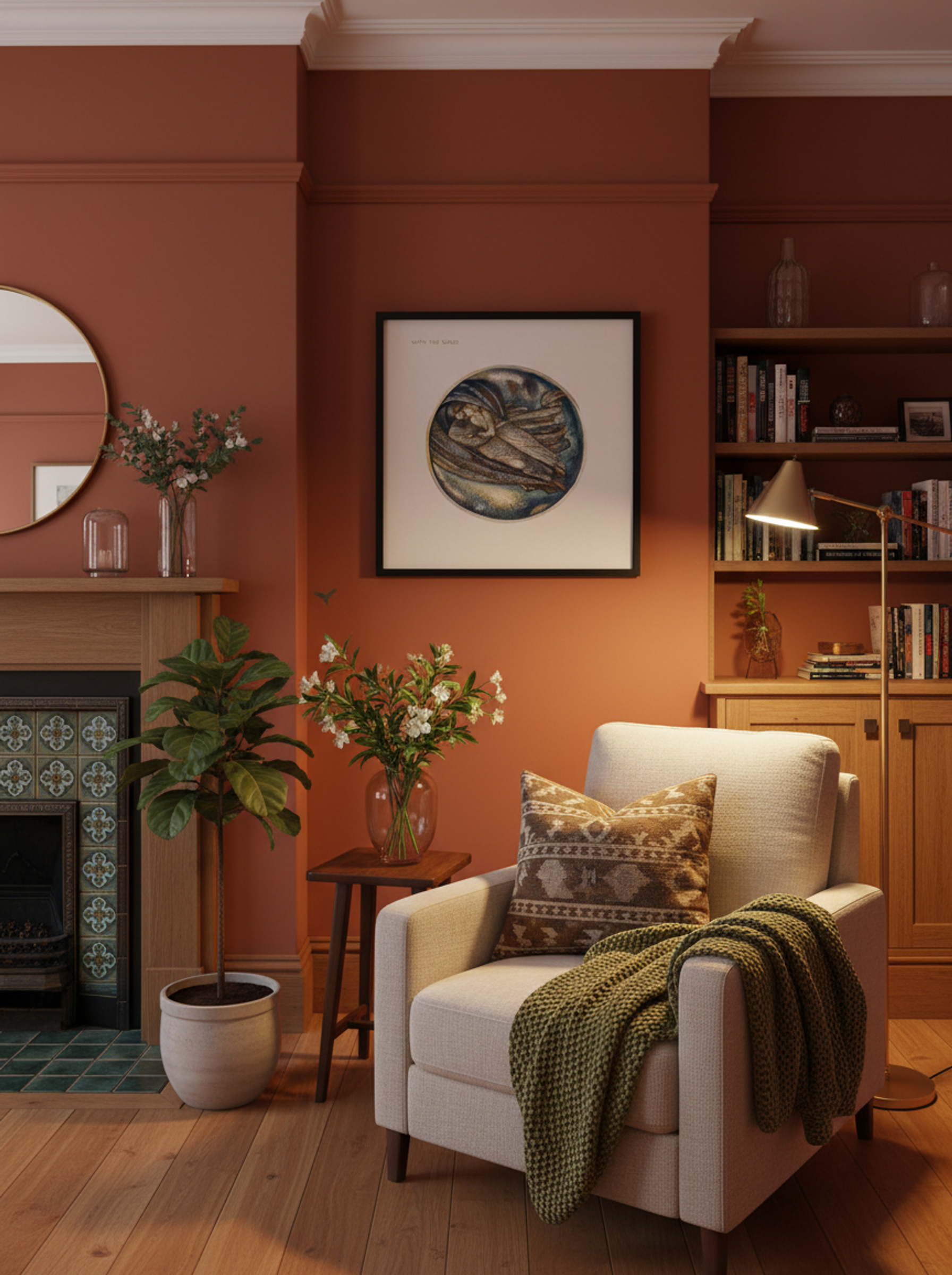 With the Wind, from The Flower Book - Edward Burne-Jones - Lifestyle