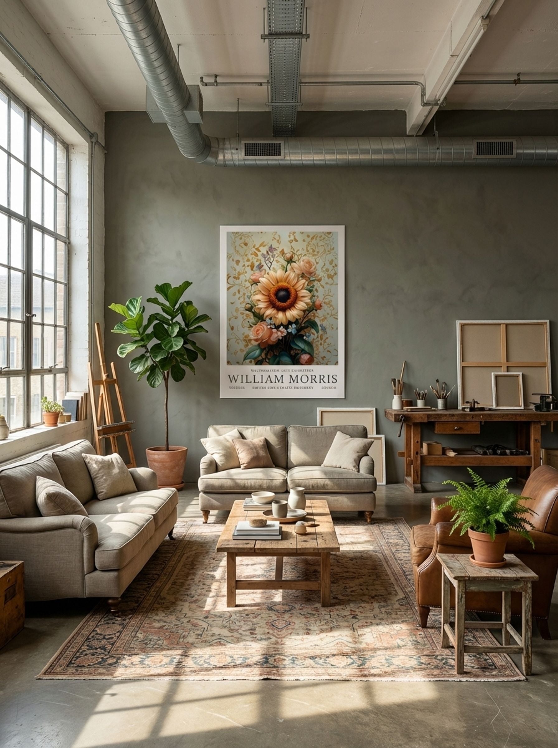 Sunflower Bouquet - William Morris - Lifestyle
