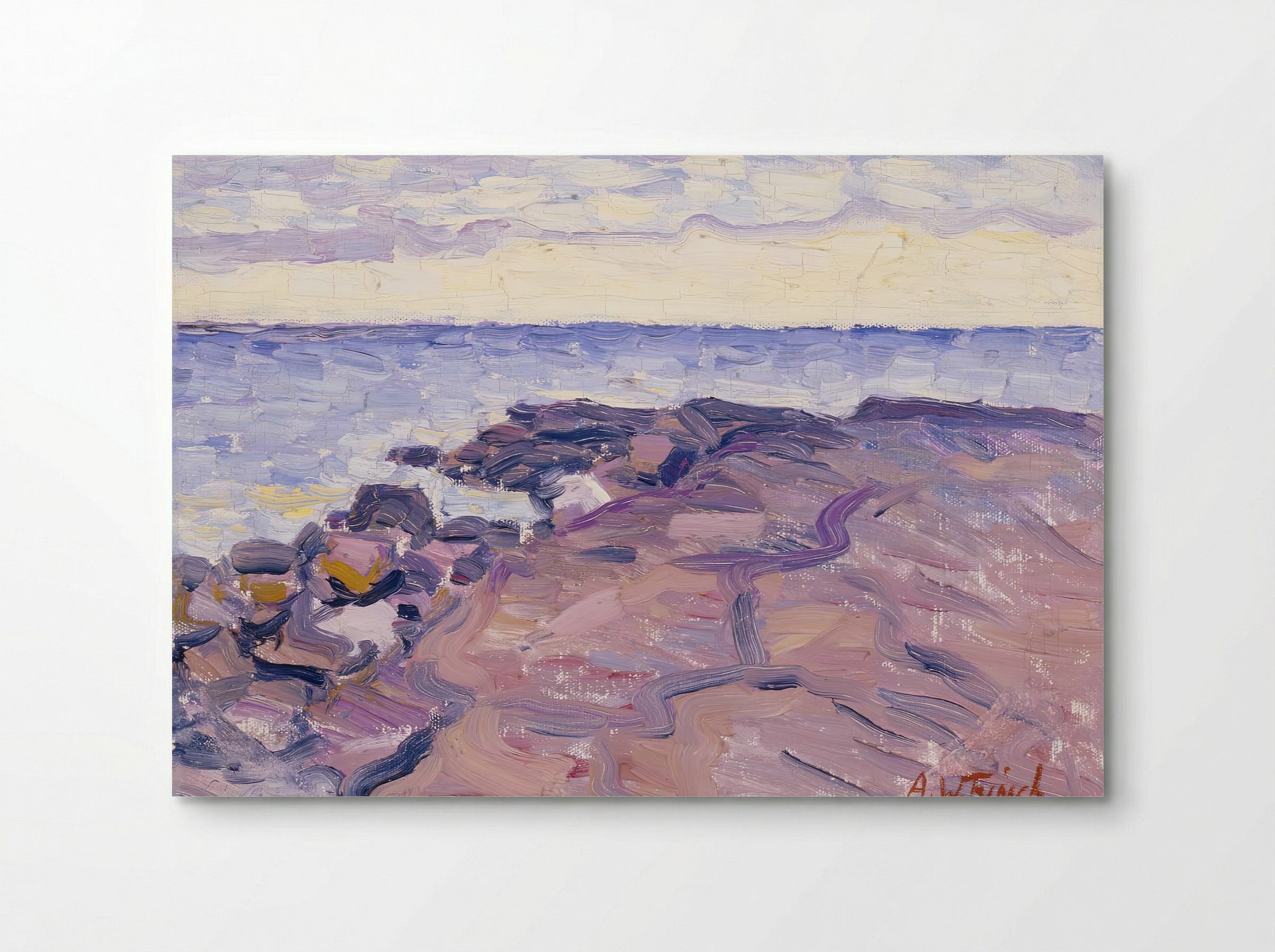 Rantakallioita (Coastal Rocks) - Alfred William Finch - Poster