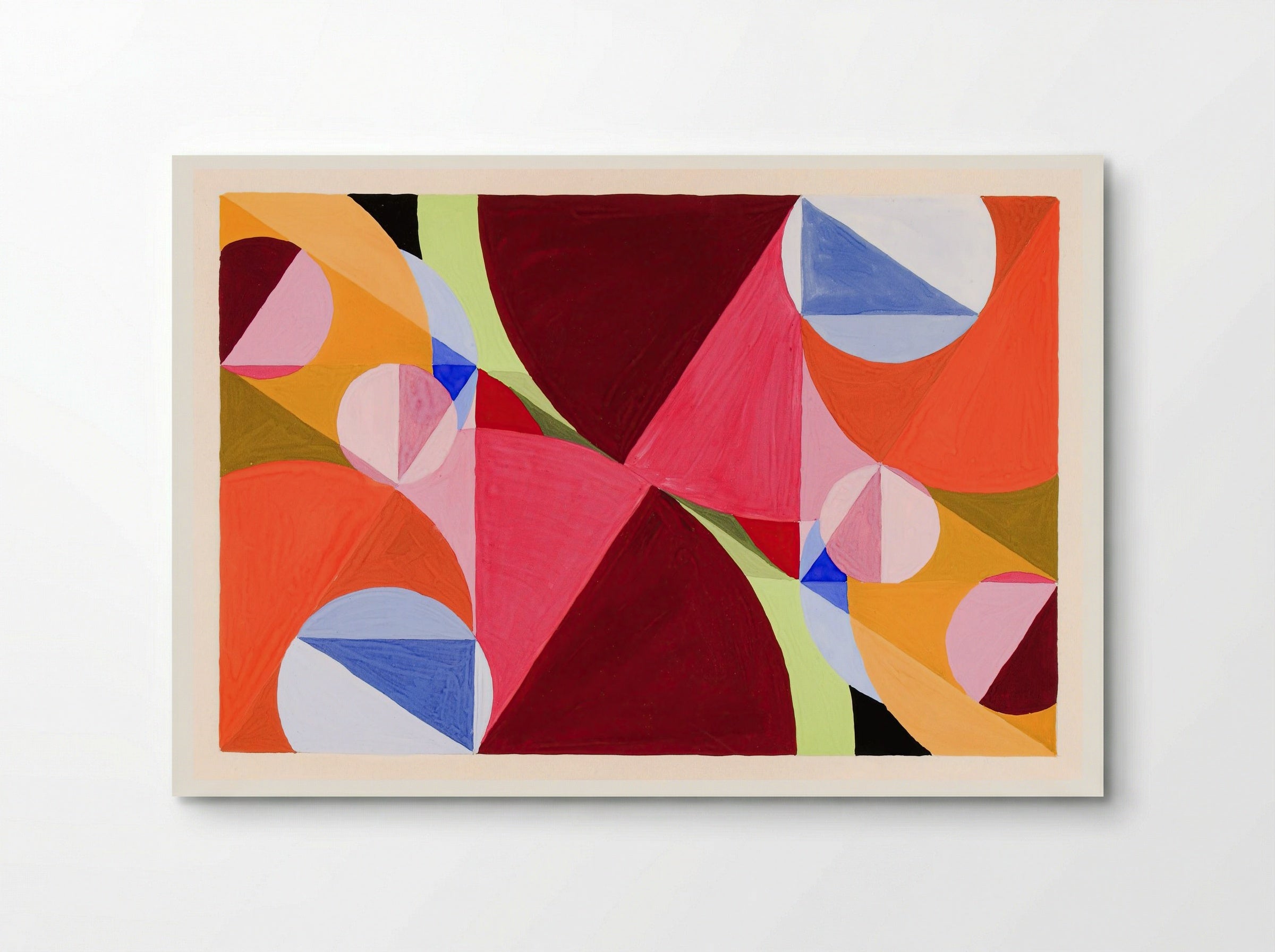 Area Broken by Perpendiculars - Joseph Schillinger - Poster
