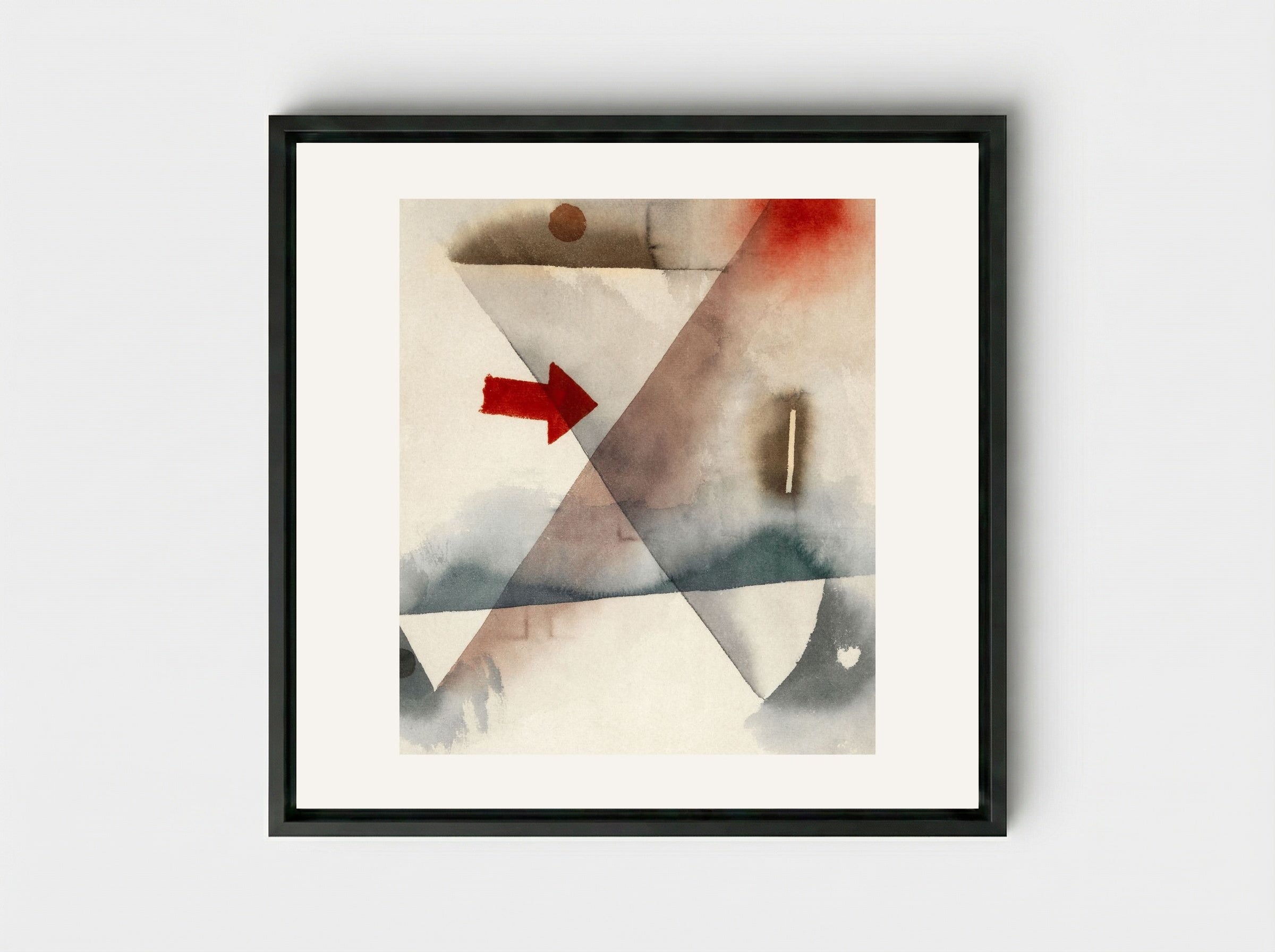 Chimes - Paul Klee - Framed Canvas Black