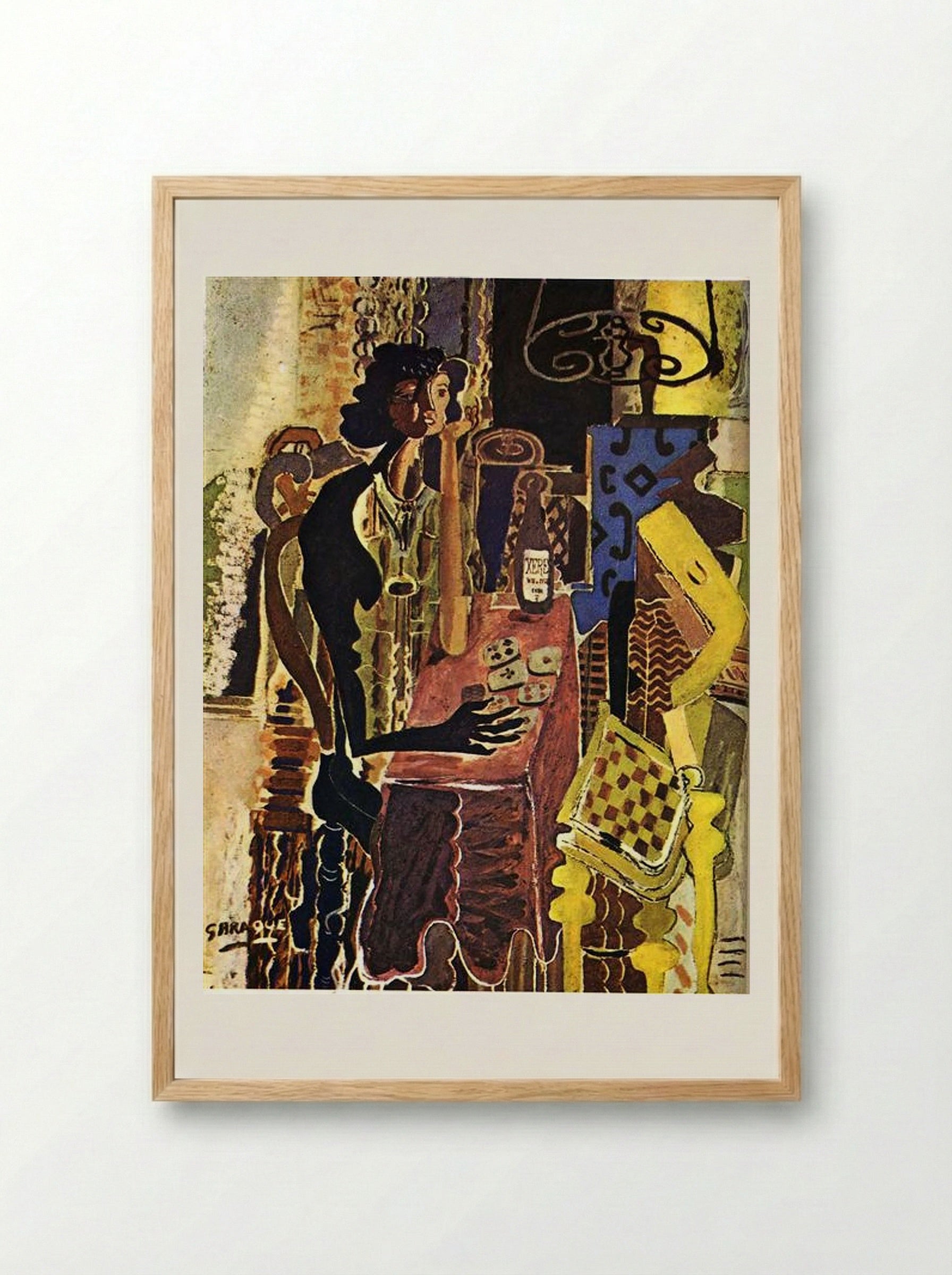 The Patience - Georges Braque - Framed Print Wood