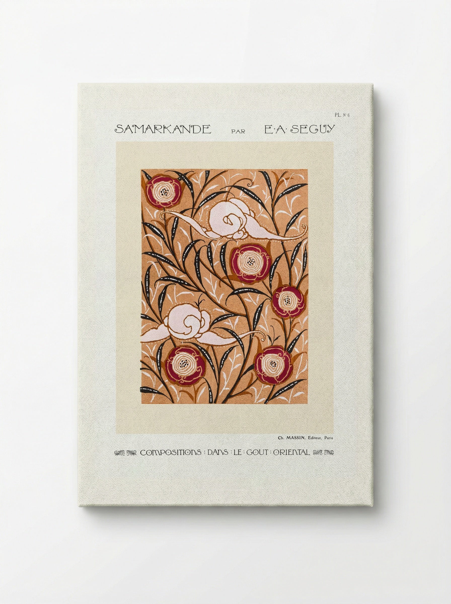Samarkande (Plate 6, Compositions in the Oriental Style) - Émile-Allain Séguy - Canvas