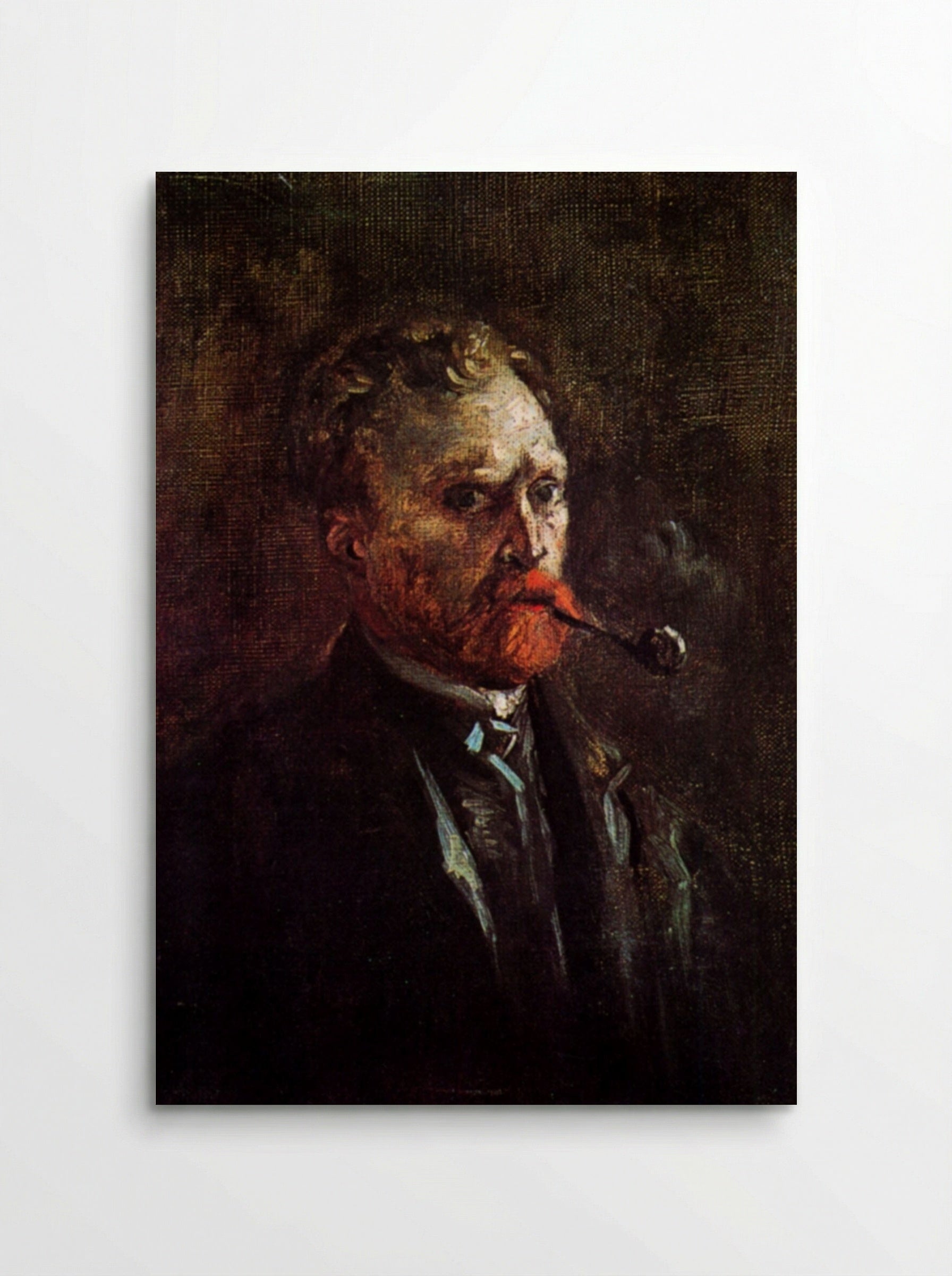 Self-Portrait with Pipe - Vincent van Gogh - Poster