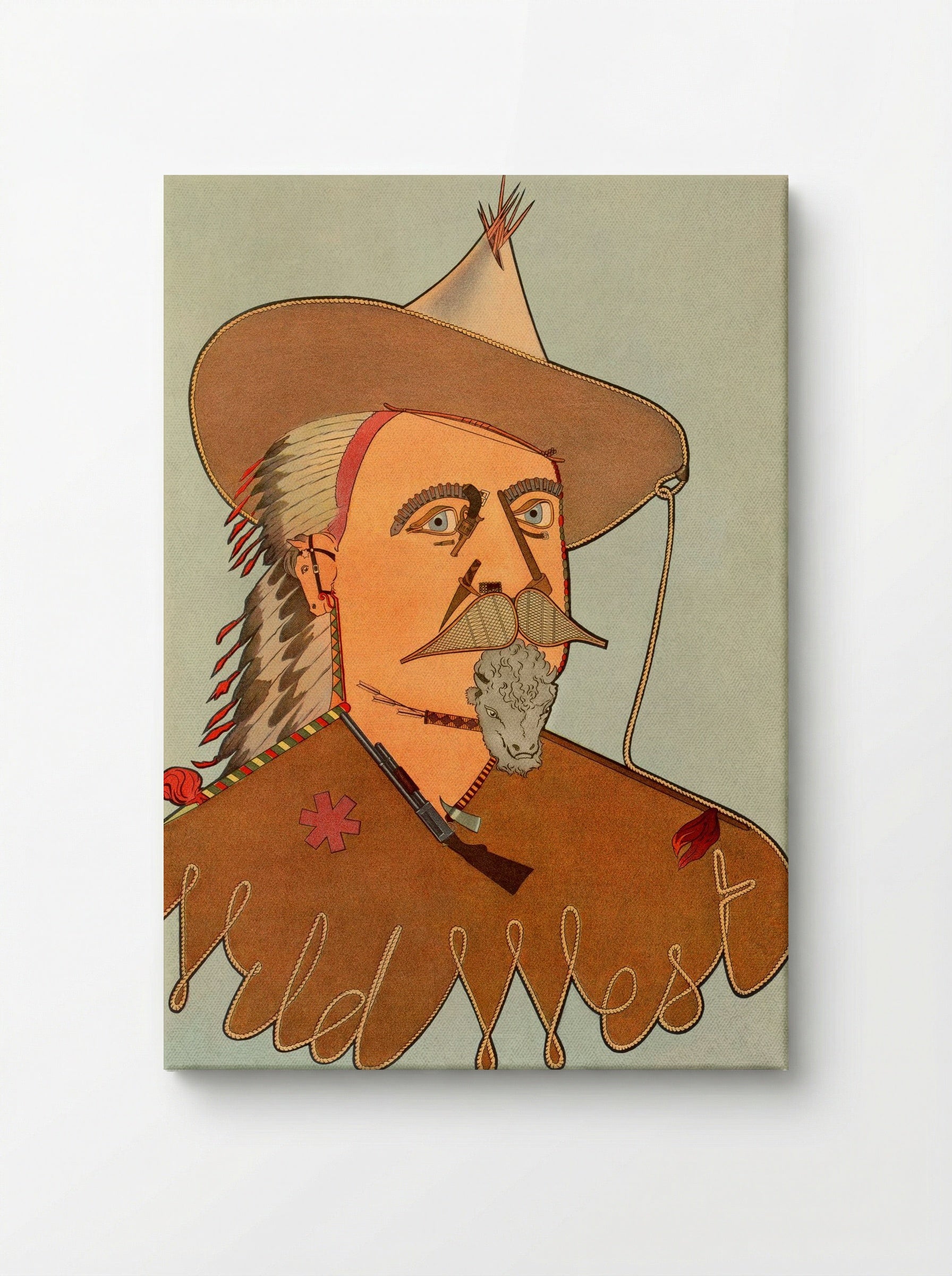 Wild West Portrait - Fine Art Print - Canvas