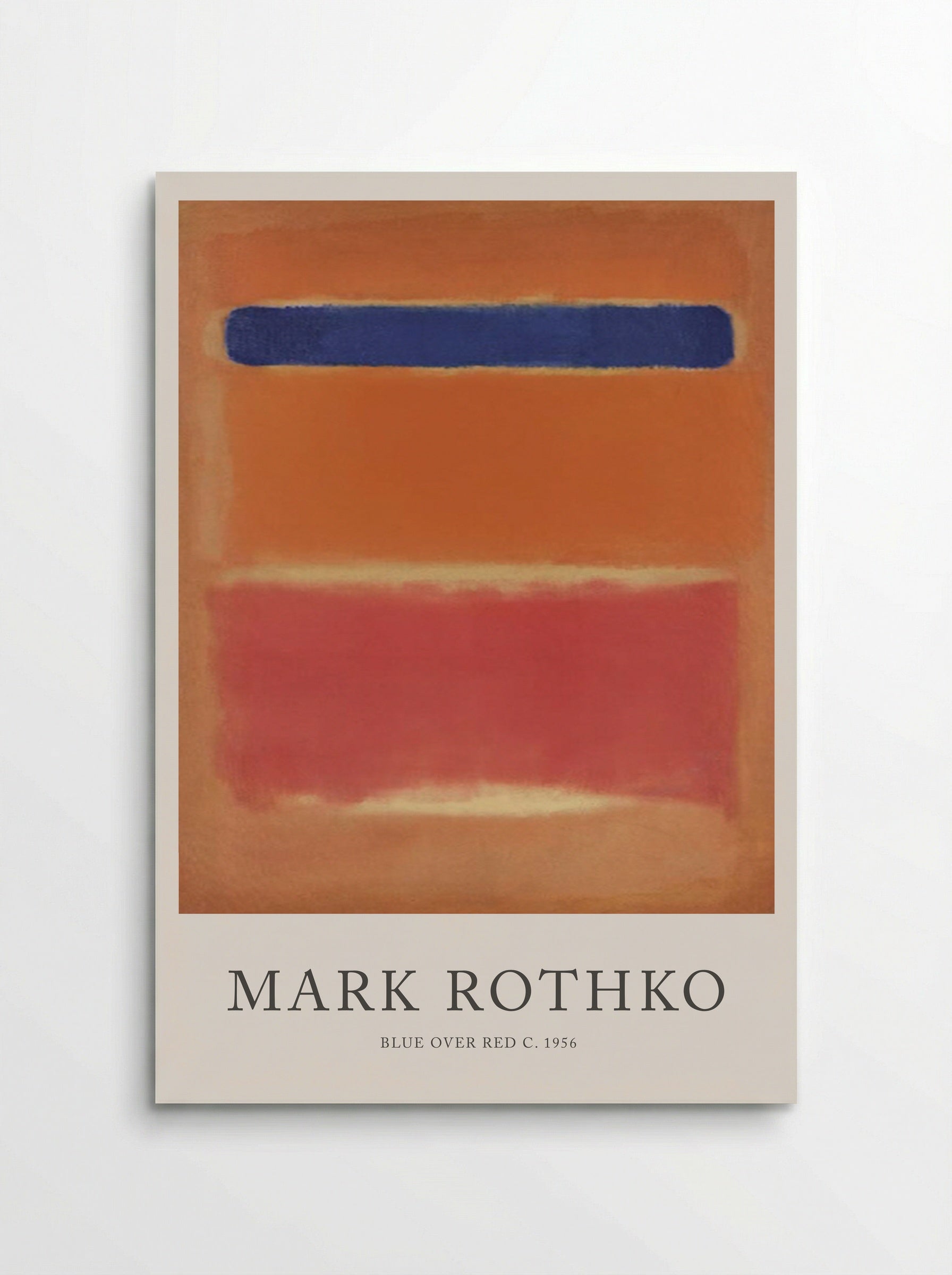 Blue Over Red - Mark Rothko - Poster