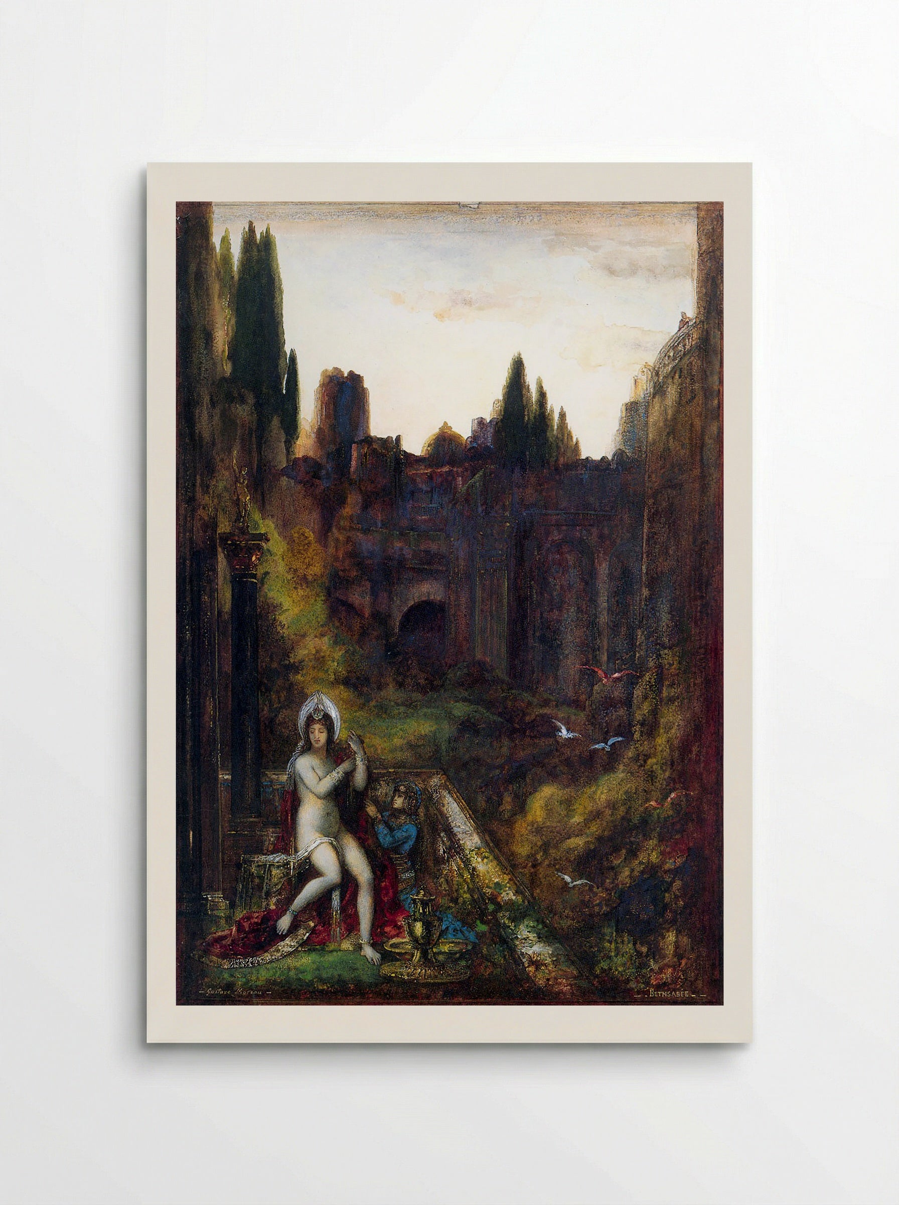 Bathsheba - Gustave Moreau - Poster