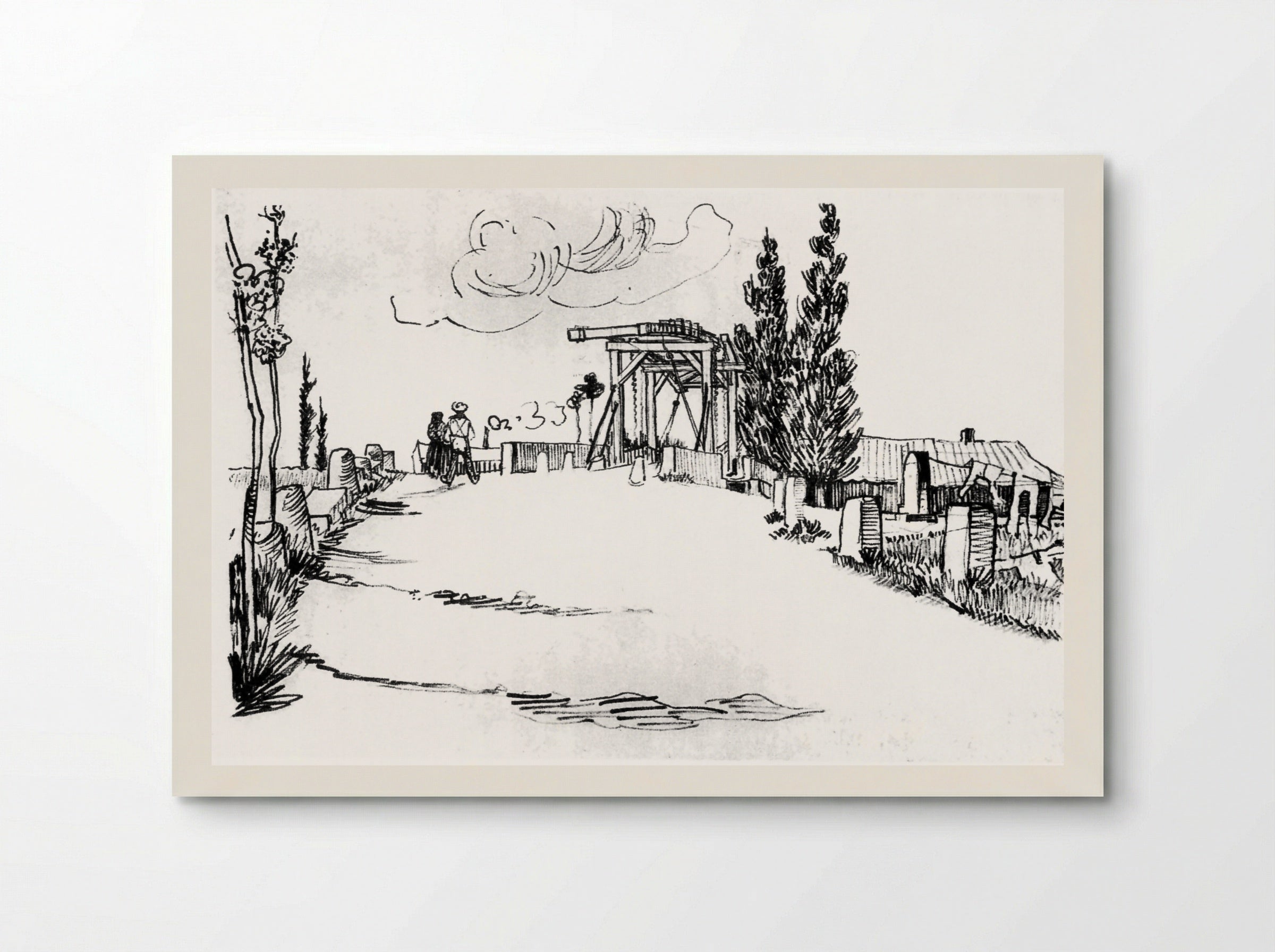 The Langlois Bridge at Arles - Vincent van Gogh - Poster