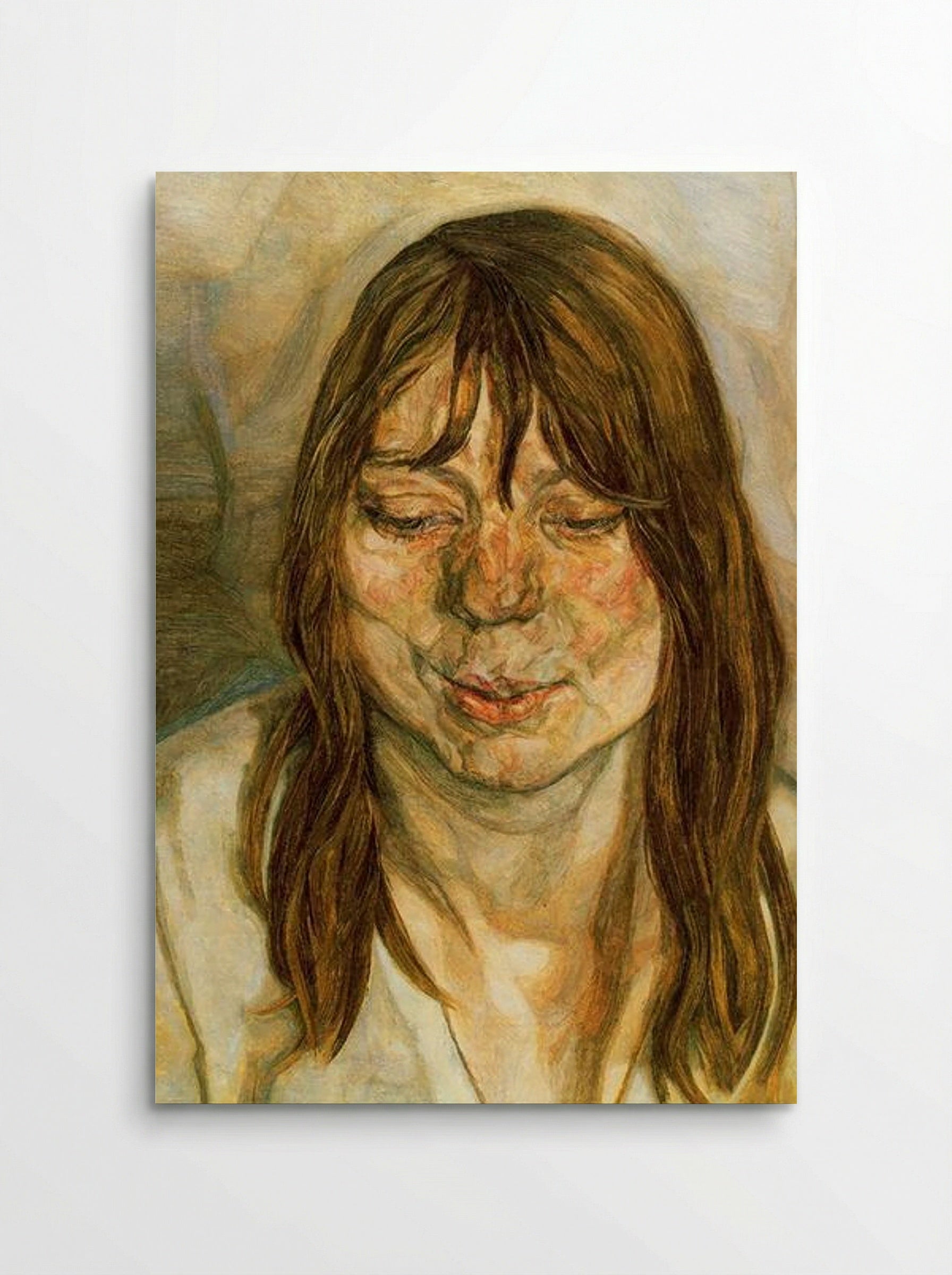 Woman Smiling - Lucian Freud - Poster