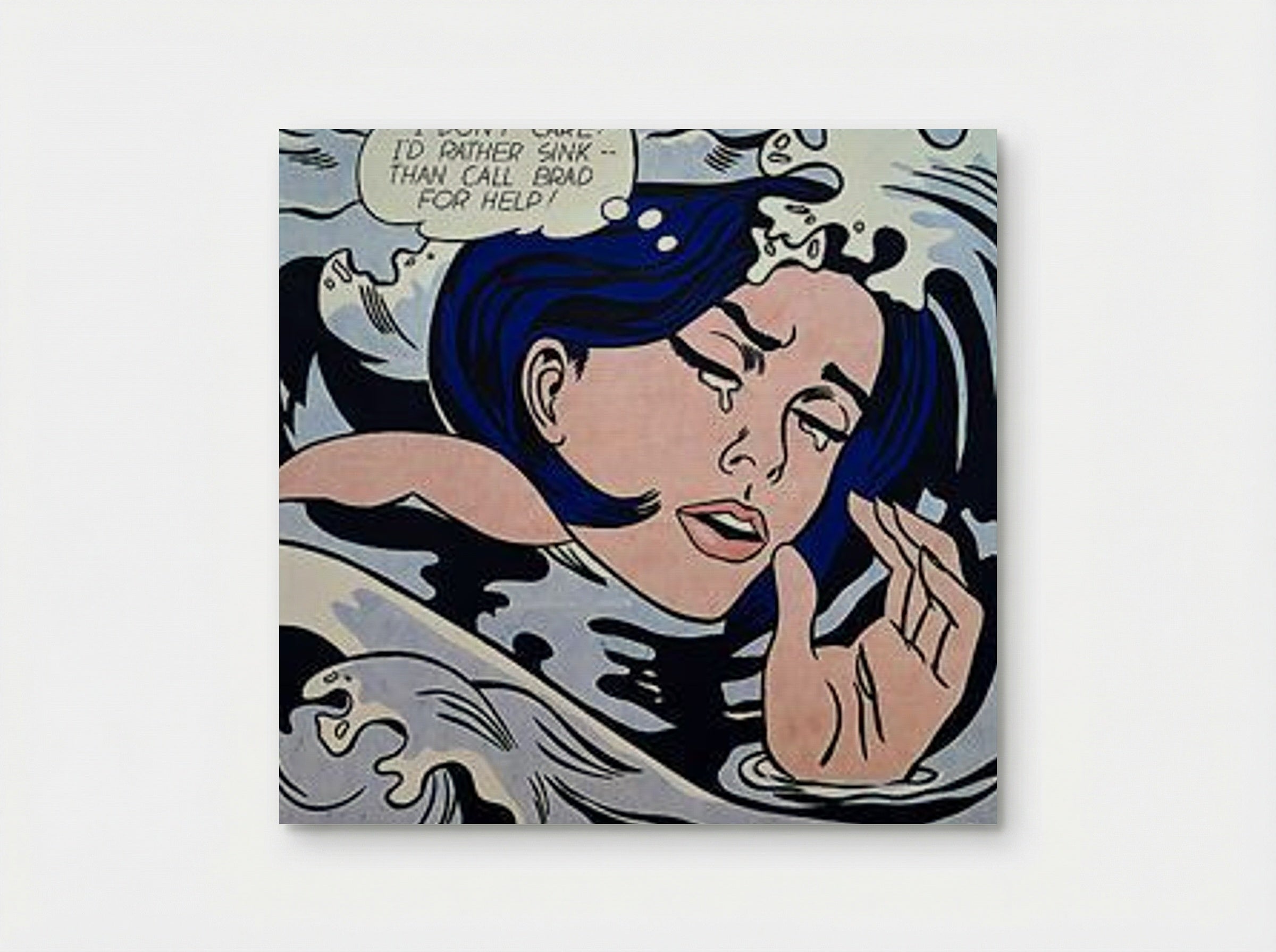 Drowning Girl - Roy Lichtenstein - Poster