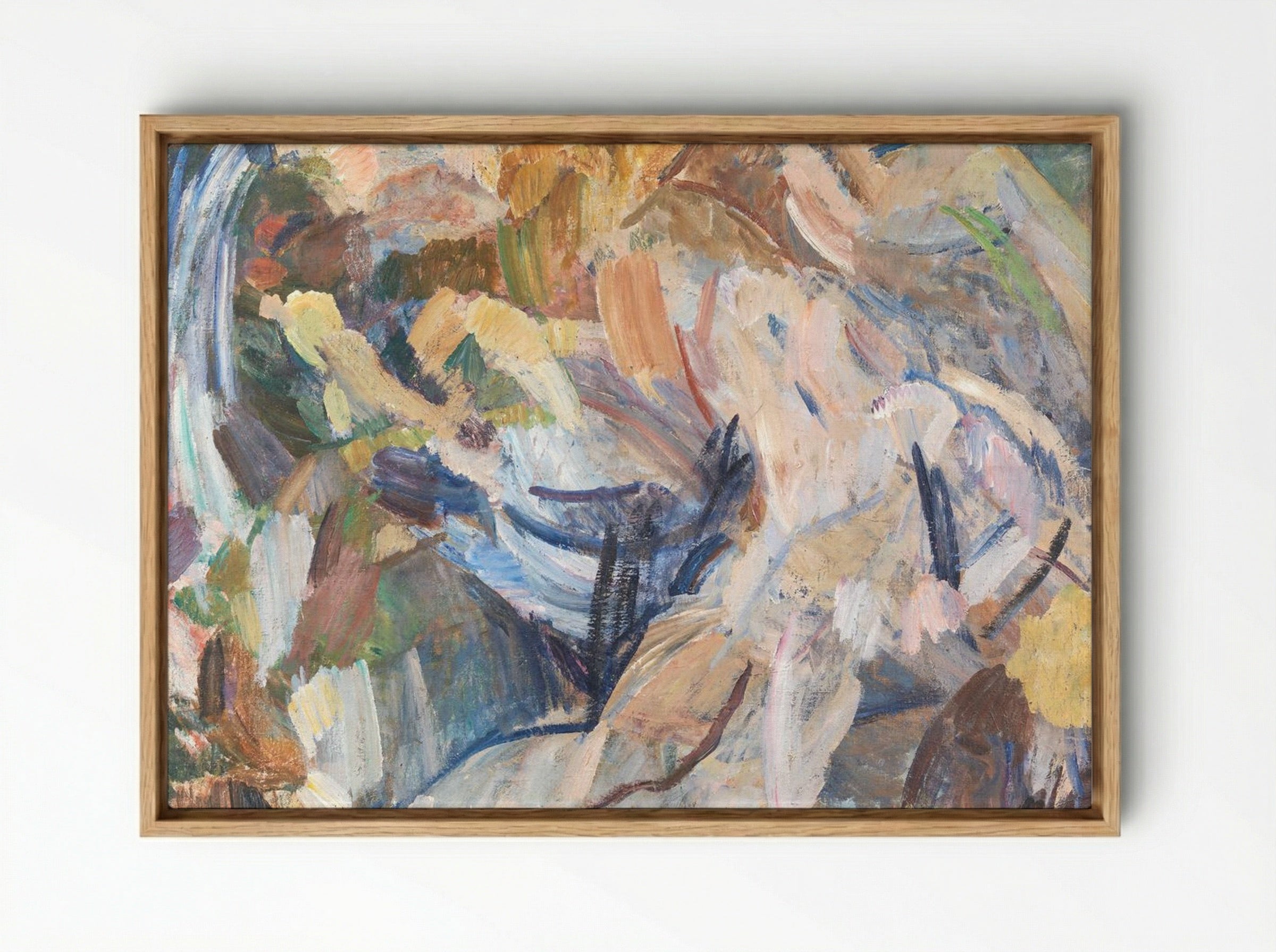 Romantic Fantasy - Edvard Weie - Framed Canvas Wood