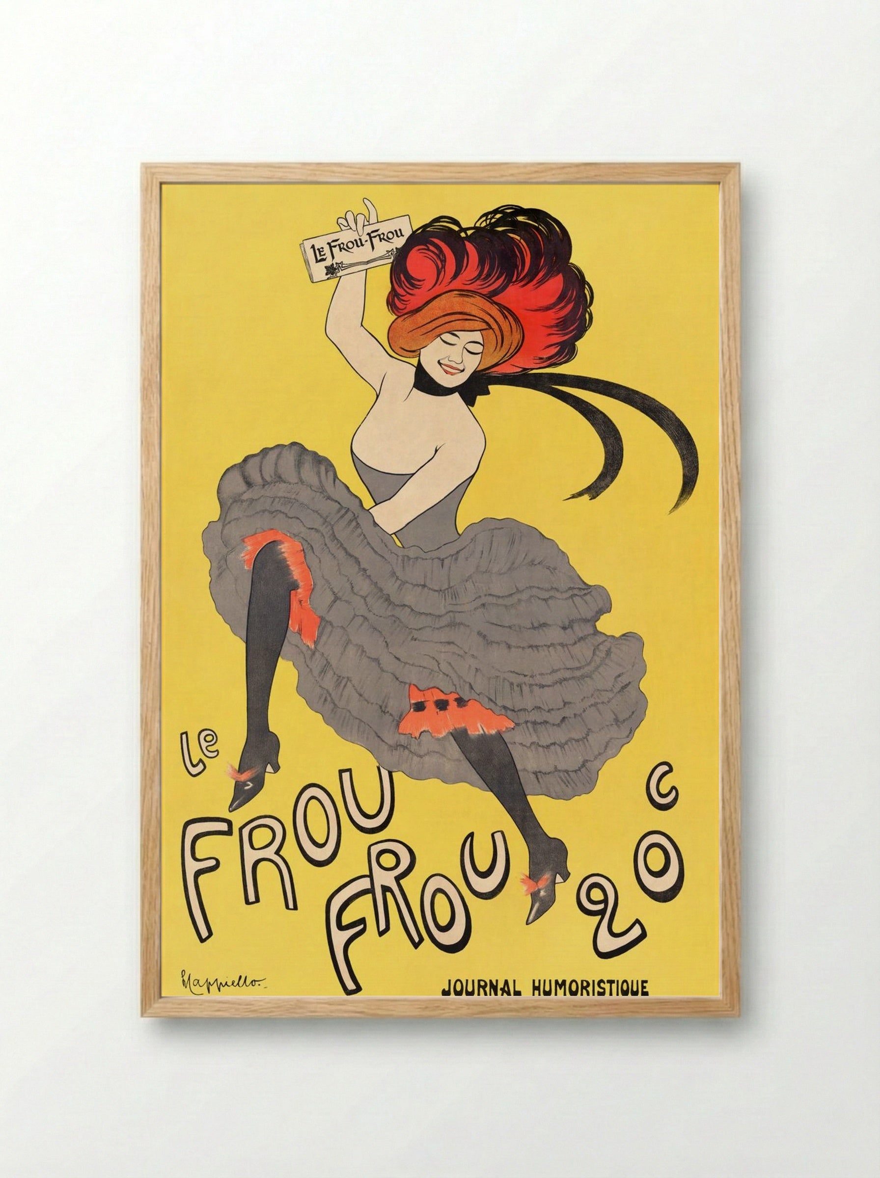 Le Frou-Frou - Leonetto Cappiello - Framed Print Wood