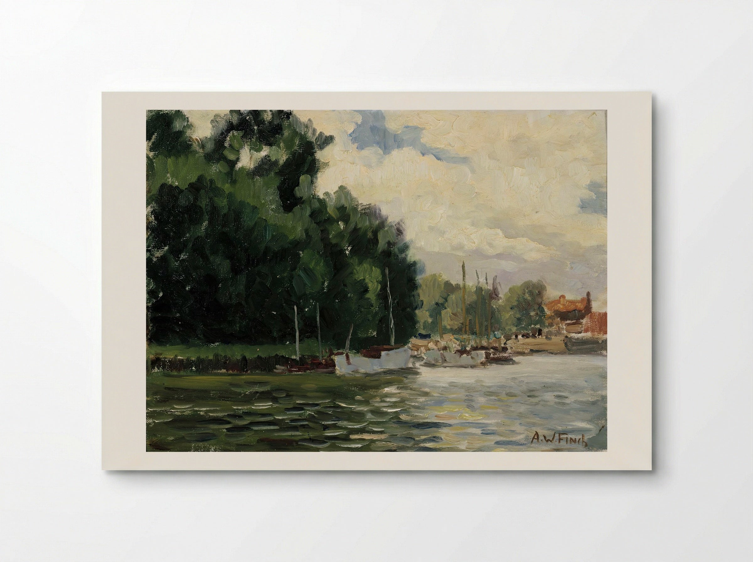 Richmond, Thames - Alfred William Finch - Poster
