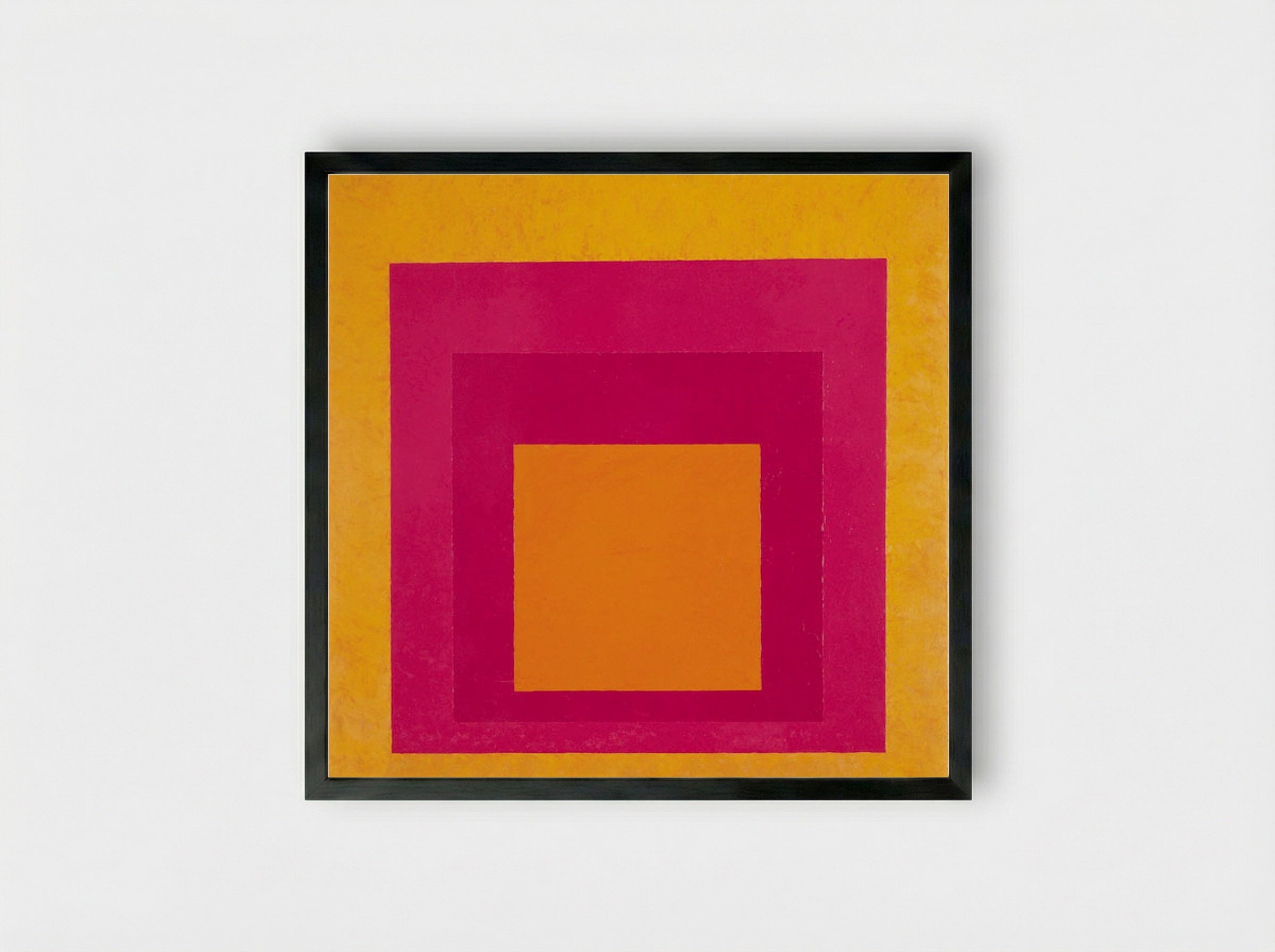 Homage to the Square: La Tehuana - Josef Albers - Framed Print Black
