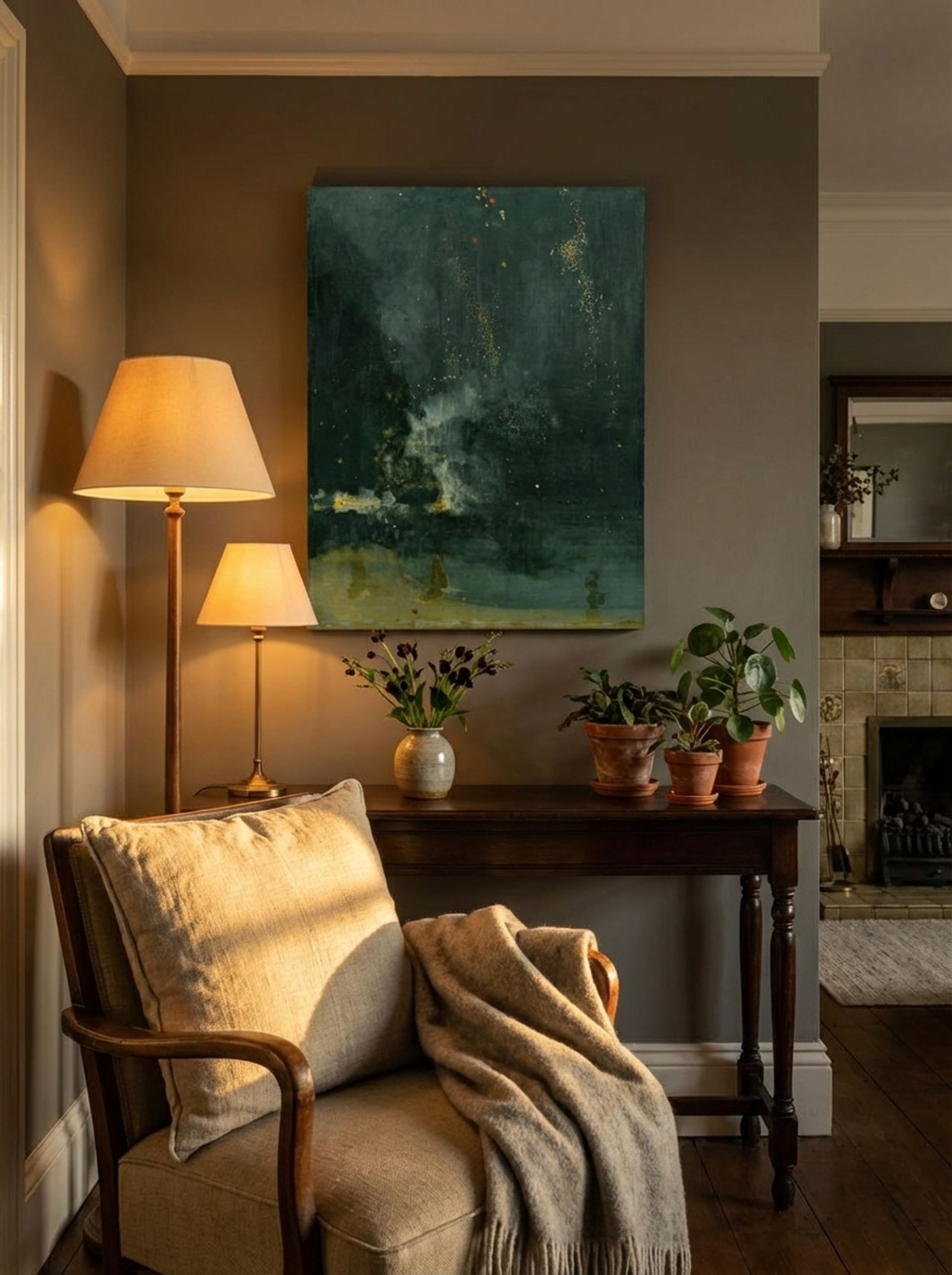 Nocturne in Black and Gold: The Falling Rocket - James McNeill Whistler - Lifestyle