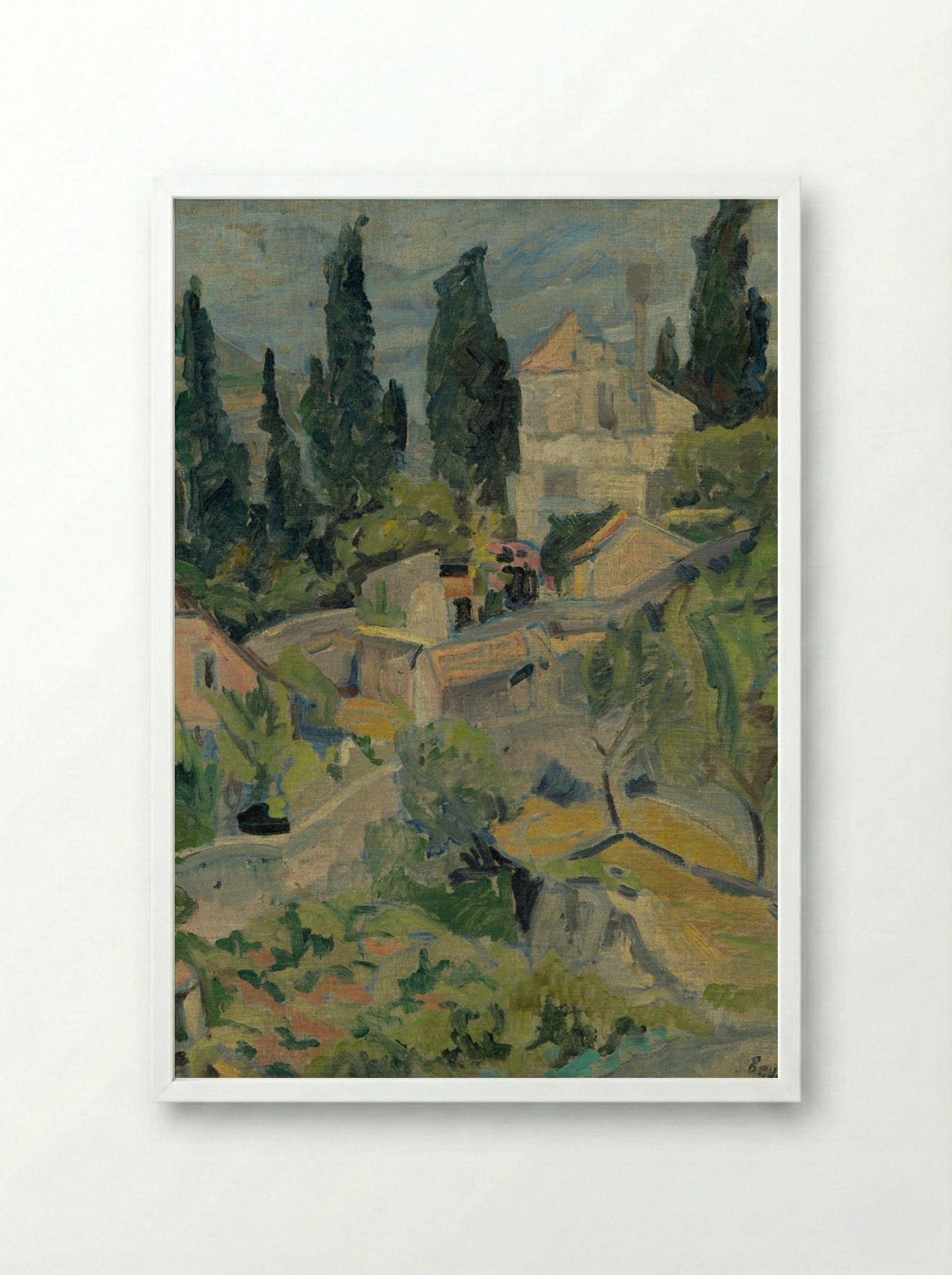 Rijeka-raguza - Konstantin Bauer - Framed Print White