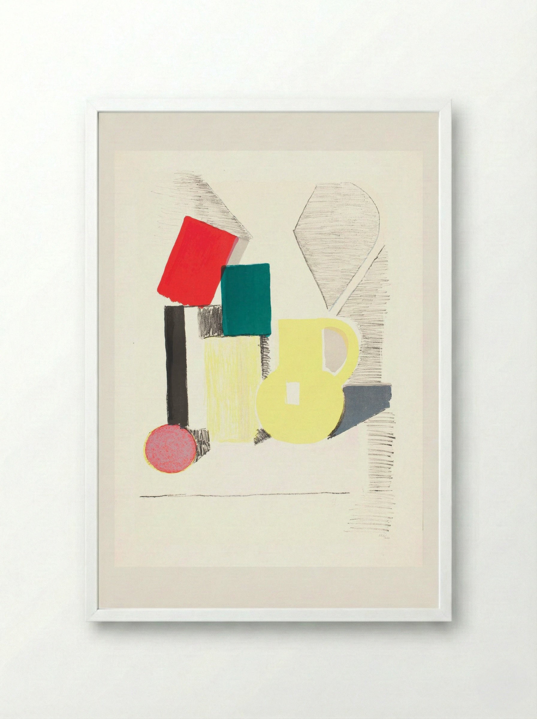 Setup - Vilhelm Lundstrøm - Framed Print White