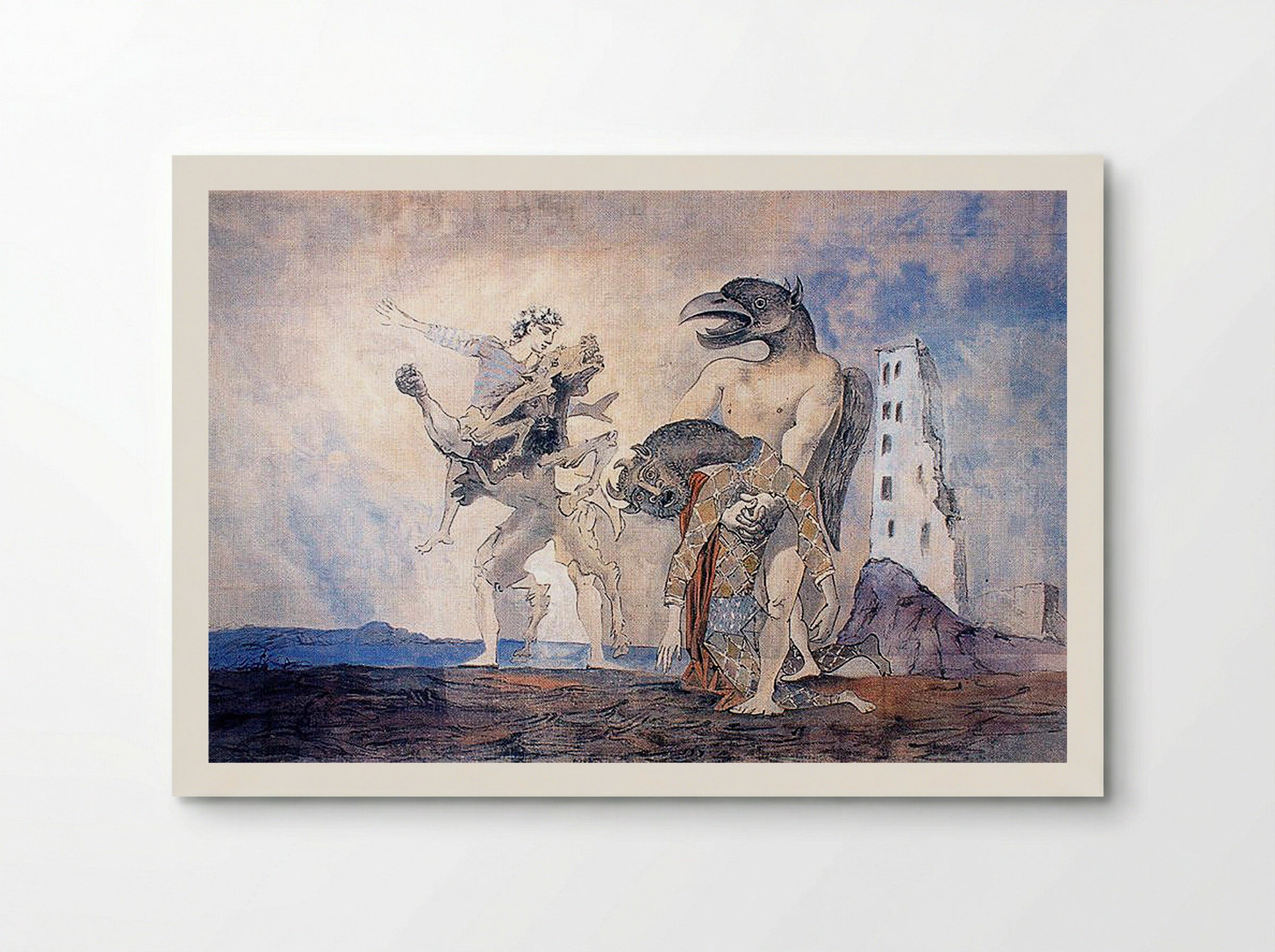 The Death of the Minotaur in Harlequin Costume - Pablo Picasso - Poster