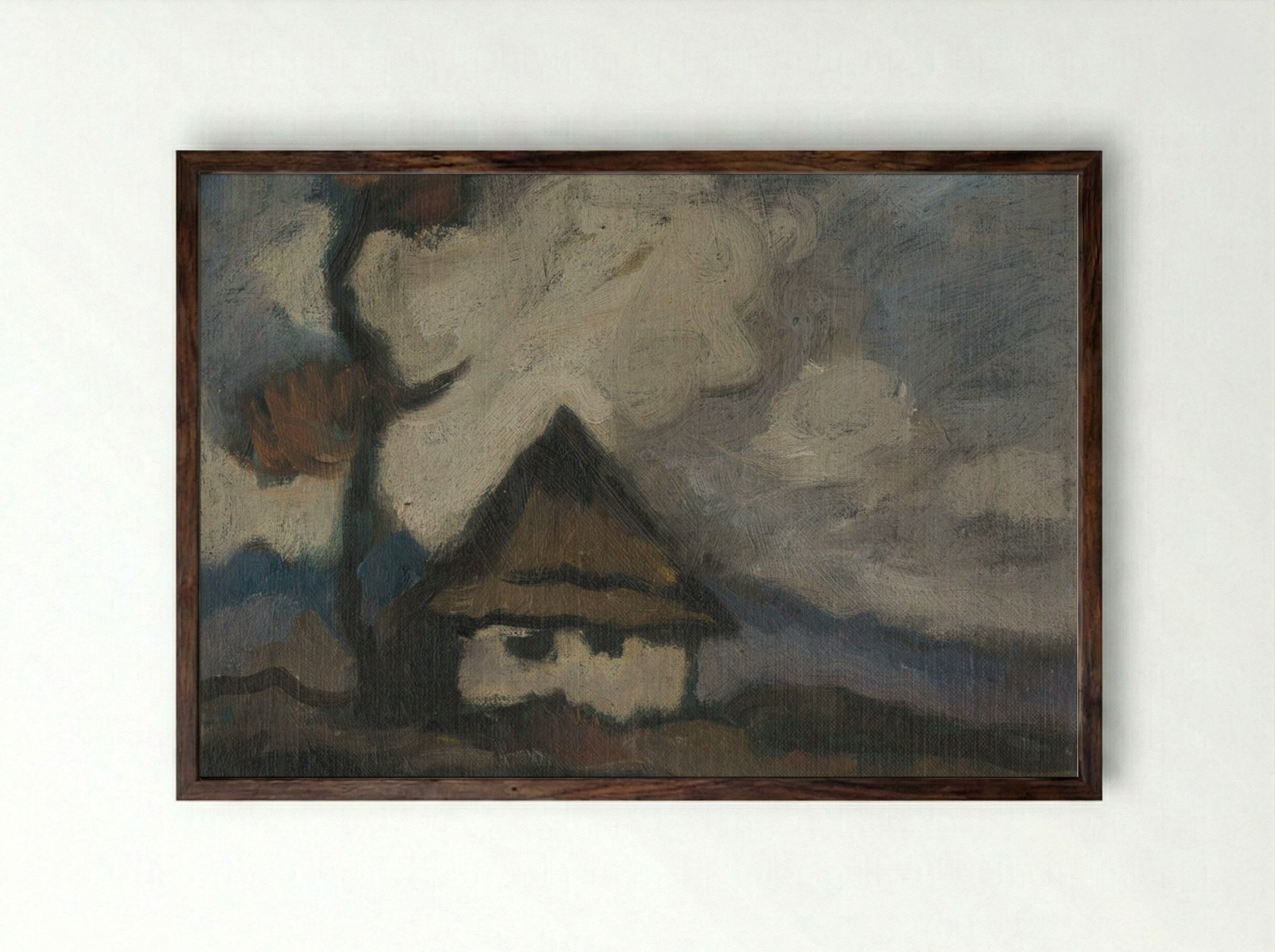 Solitude - Zolo Palugyay - Framed Print Dark Wood